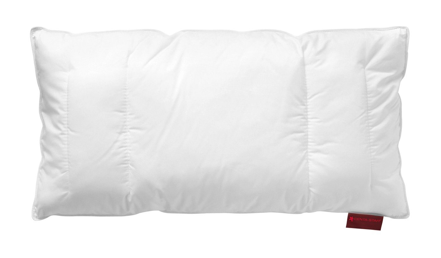 Kopfkissen VITAL PLUS WASCHMICH LIGHT, 40 cm x 80 cm, Centa-Star, Füllung: Trevira Superloft Plus Endloshohlfaser, Bezug: Baumwolle, Bauchschläfer, Seitenschläfer, Rückenschläfer, mit Premium-Biese