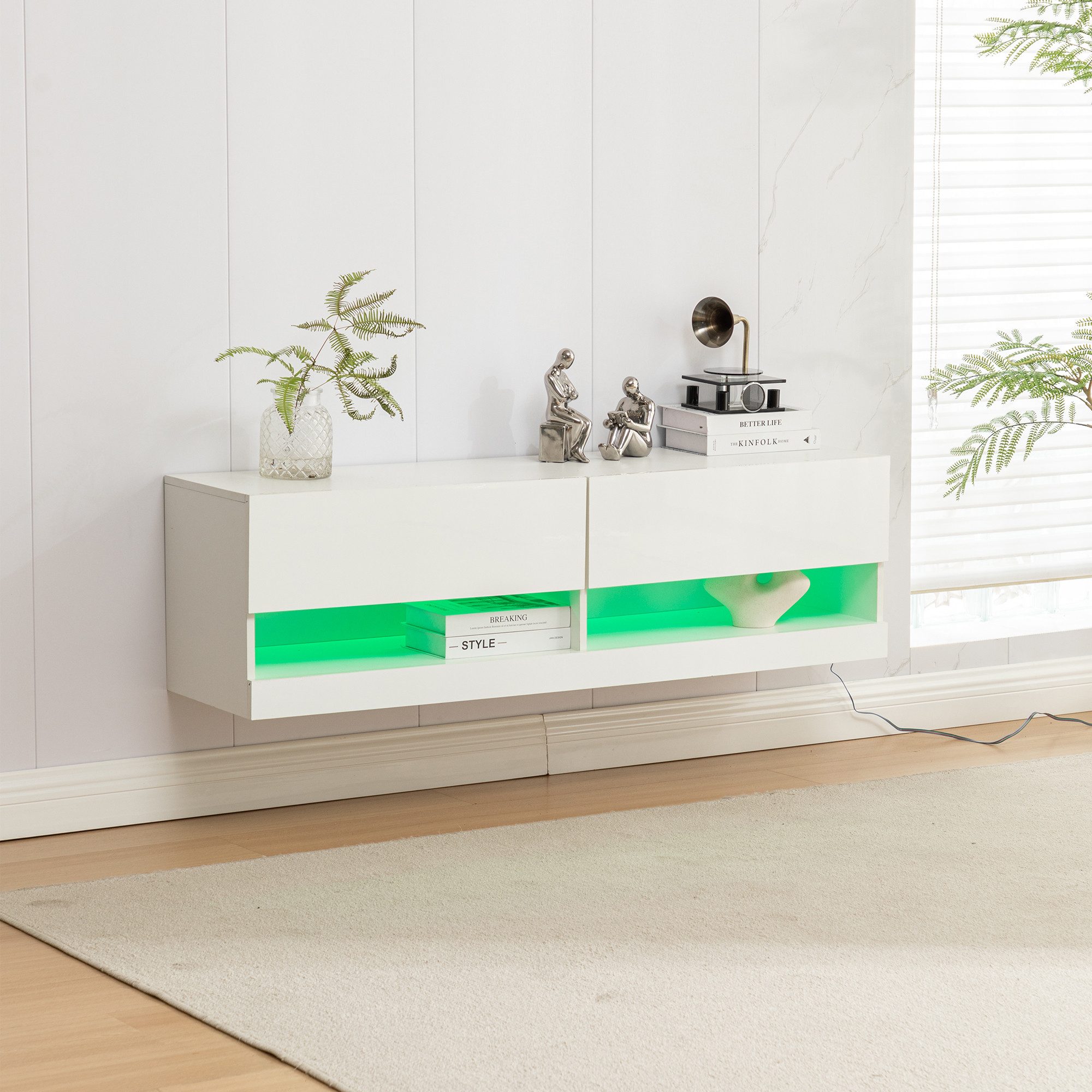 Thanaddo TV-Bank TV Lowboard mit LED günstig online kaufen