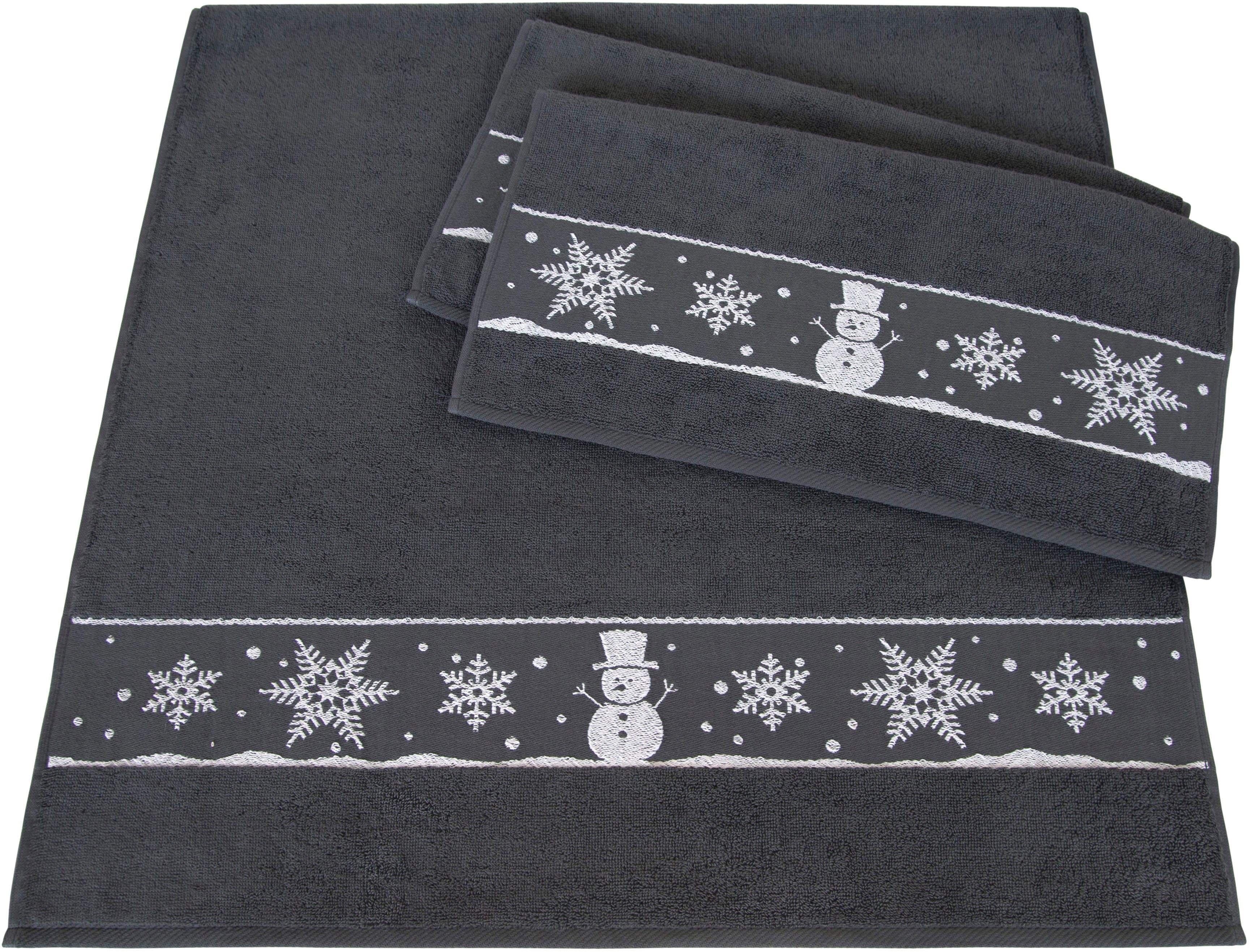 Handtuch Set Schneemann