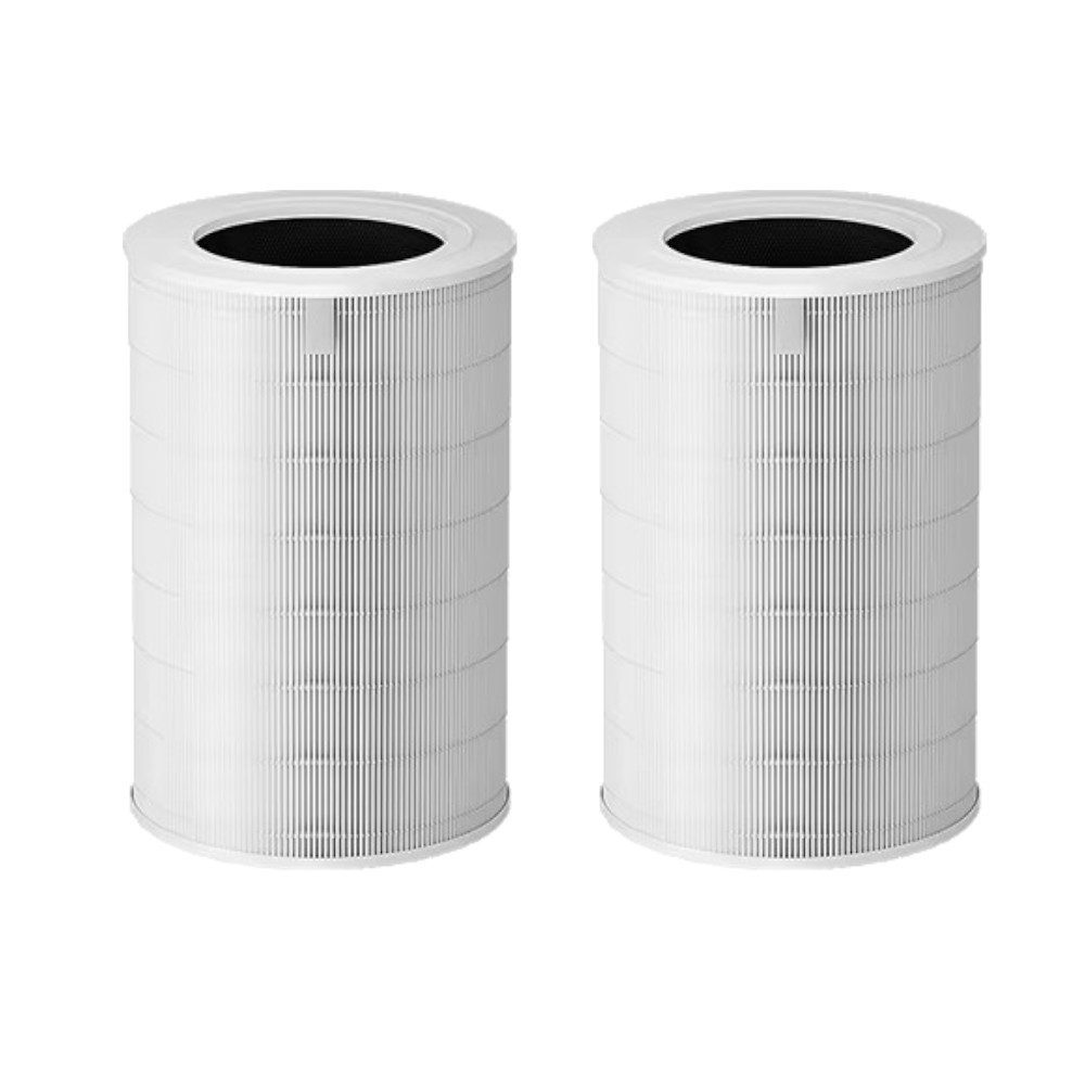 Trade-Shop Ersatzfilter HEPA-Filter 2x passend für Xiaomi Smart Air Purifier 4 Pro, bestehend jeweils aus Vorfilter, Aktivkohlefilter, HEPA H13 / mit Chip
