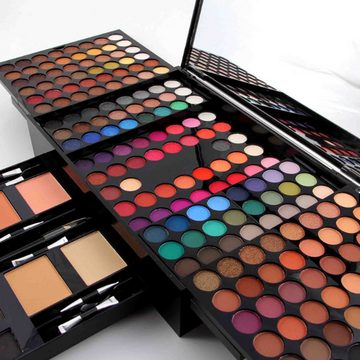 Scheiffy Lidschatten-Palette 180 Farben Piano Box Eyeshadow Blush Set, Makeup, mit Makeup Pinseln, All-in-one Make-up-Geschenkset mit starkem Halt , Multifunktionalität