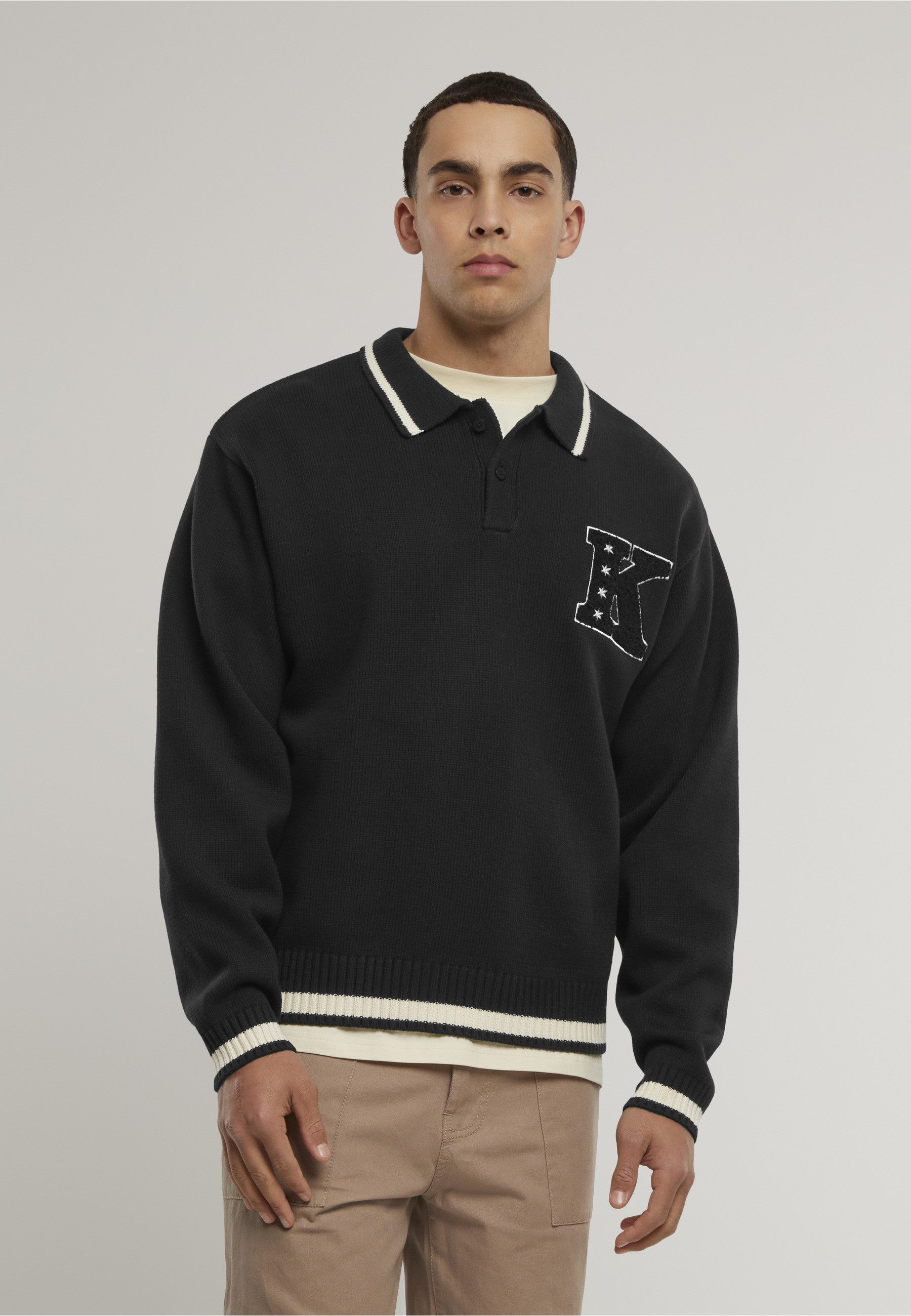 Karl Kani Poloshirt Karl Kani Star K Knit Poloshirt (1-tlg)