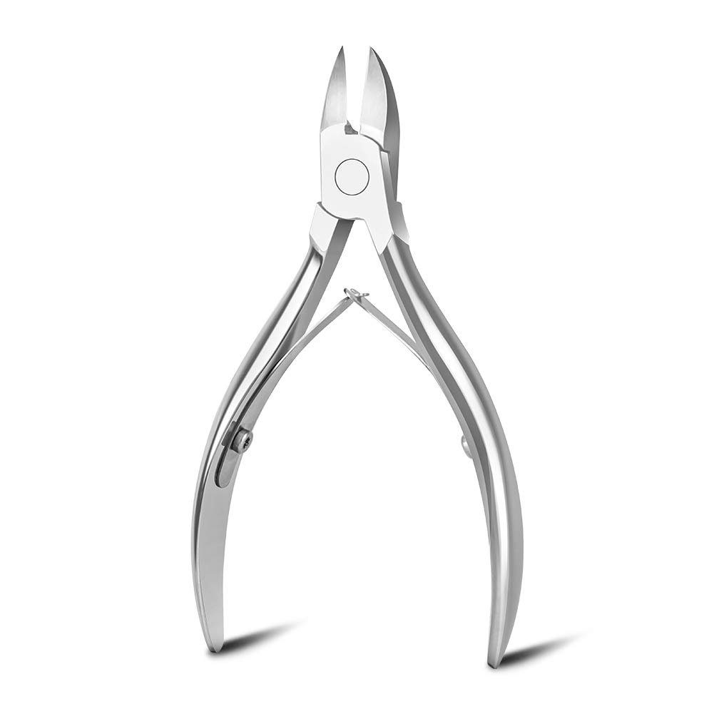 Nagelzange Edelstahl Nagelzange für dicke, eingewachsene Nägel, inkl. Tasche.