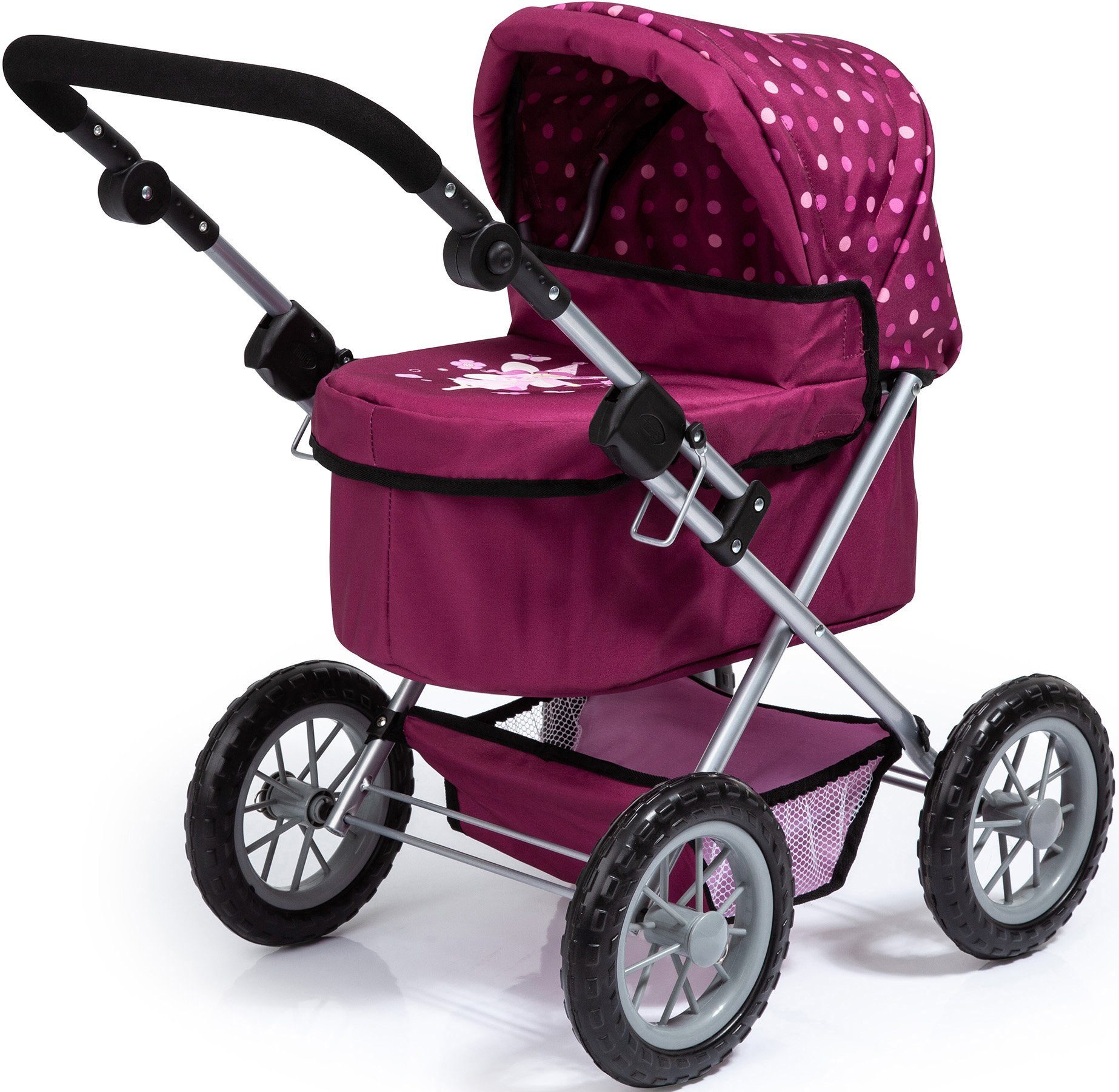 Bayer Puppenwagen Trendy, mit Wickeltasche