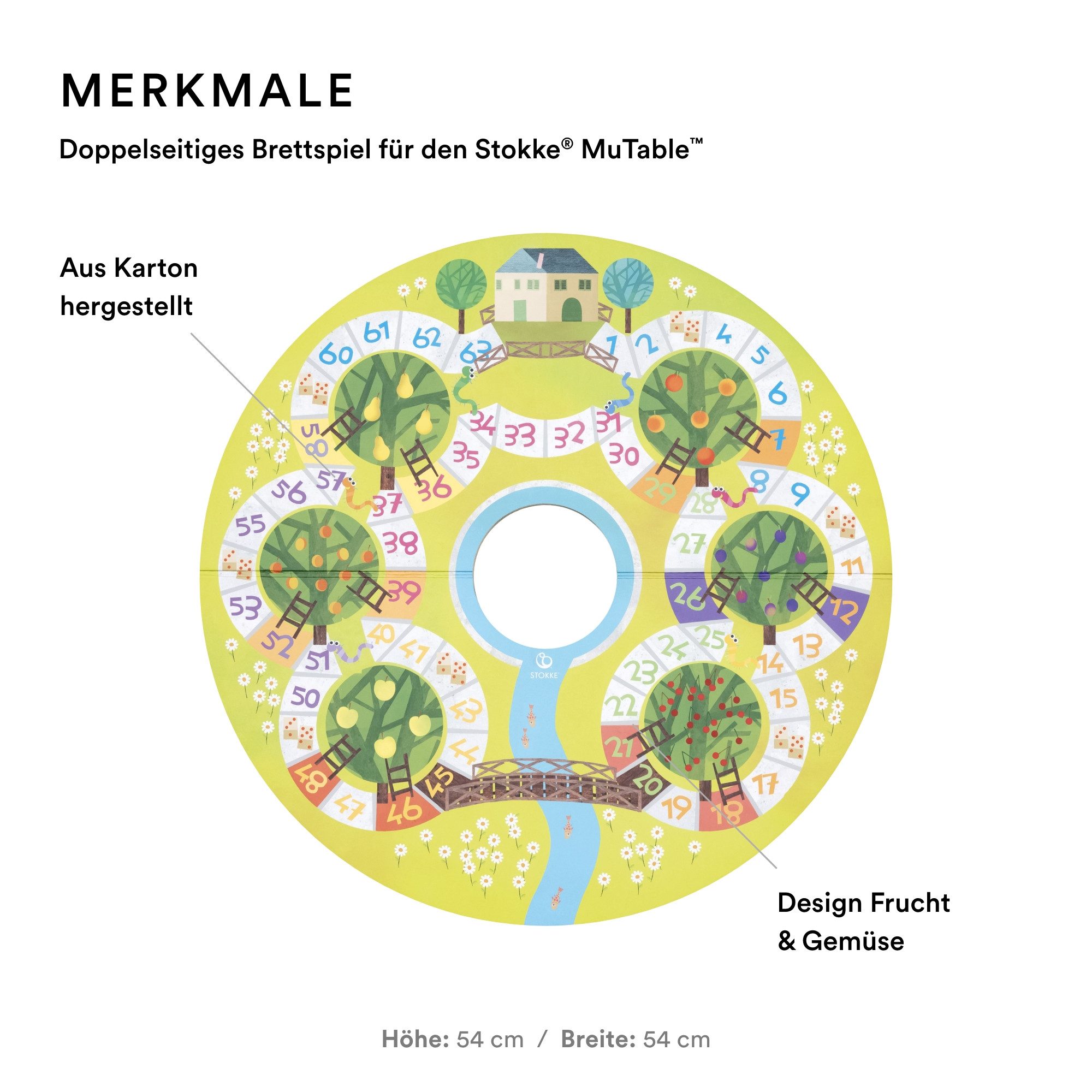 Stokke Spieltisch MuTable™ Spielscheibe V2, Mit der doppelseitigen Spielsch günstig online kaufen