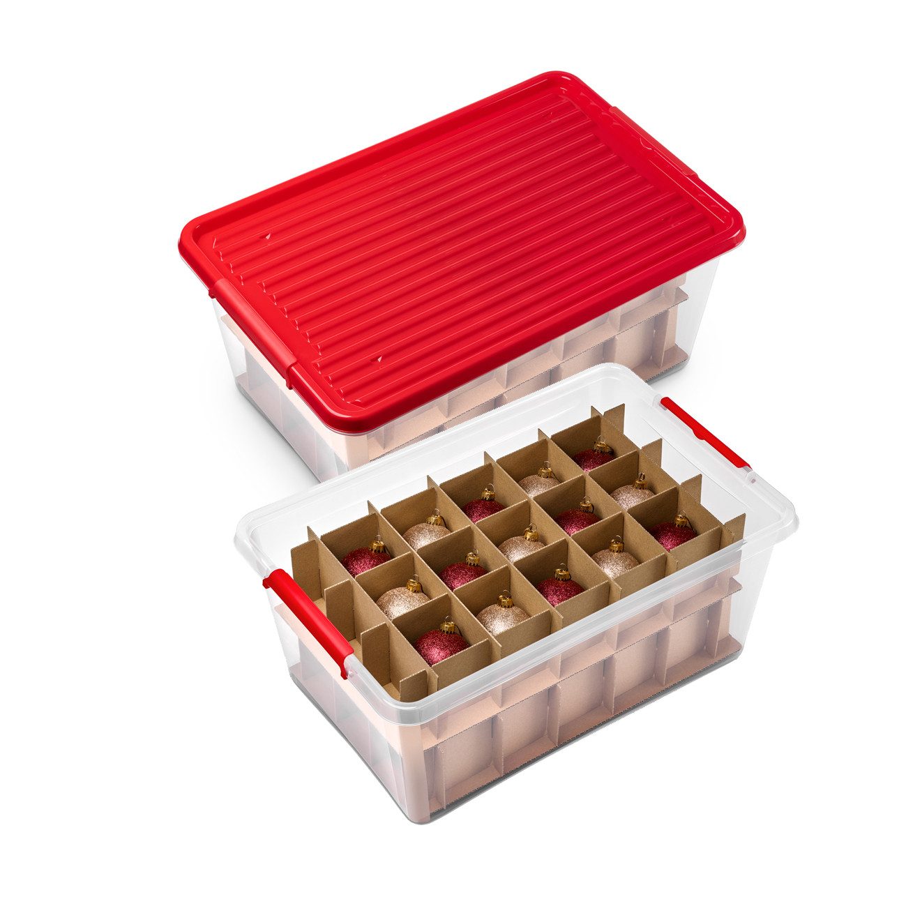 Kreher Aufbewahrungsbox X-Mas Box mit Einteilern und abschließbarem Deckel günstig online kaufen