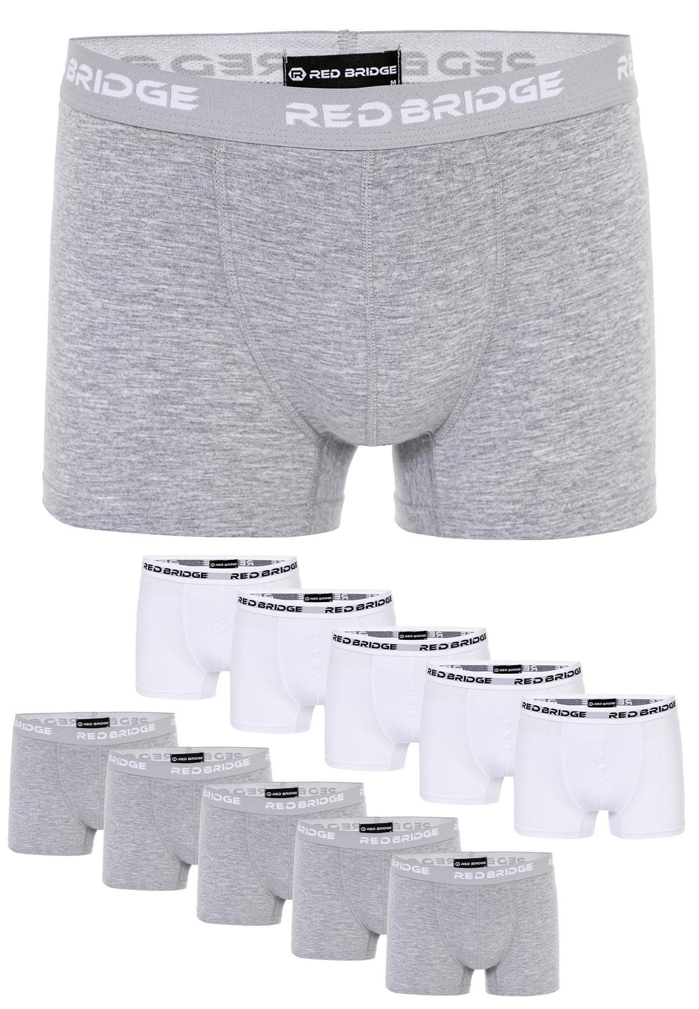 RedBridge Boxershorts 10er-Pack Bequeme Unterwäsche mit günstig online kaufen