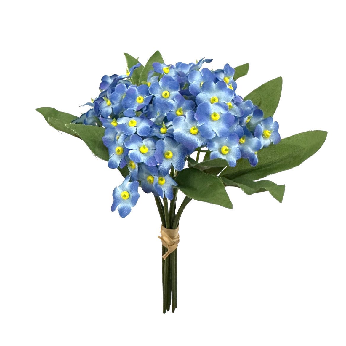 Kunstblume Künstlicher kleiner Vergissmeinnicht-Strauß ca. 16cm BLAU, Floratexx GmbH