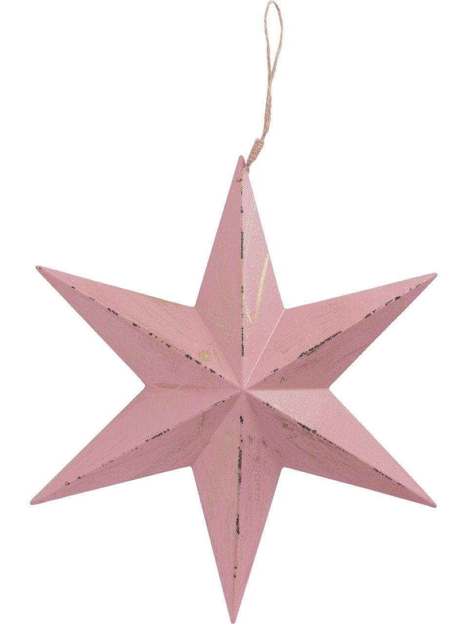 Dekostern TrendLine Weihnachtsaufhänger Holz Stern 32 x 27