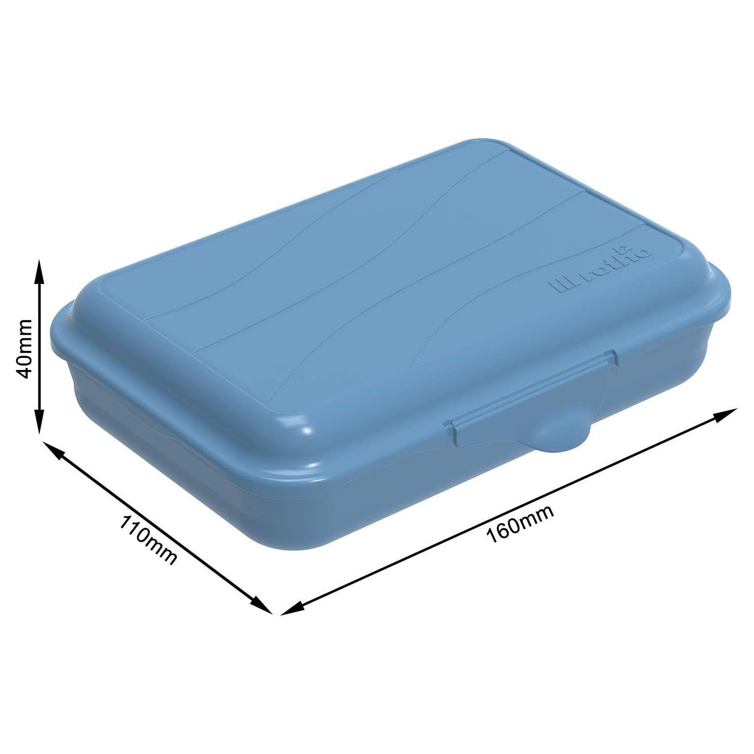 ROTHO Lunchbox Funbox 0,45L FUN Horizon Blue, Kunststoff