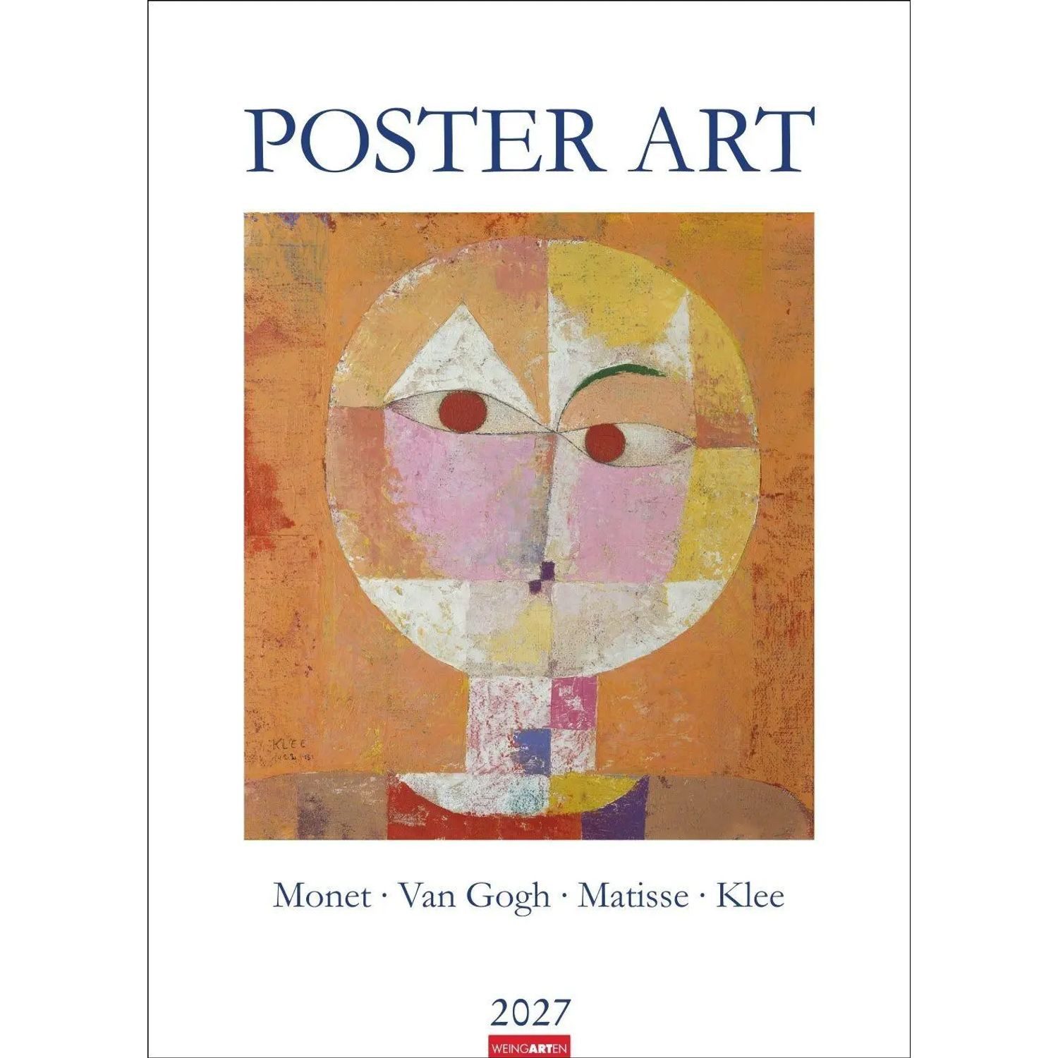 Wandkalender Poster Art Kalender 2027 - Monet Van Gogh Matisse Klee
