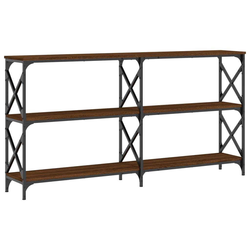 vidaXL Beistelltisch Konsolentisch Braun Eichen-Optik 156x28x80,5 günstig online kaufen