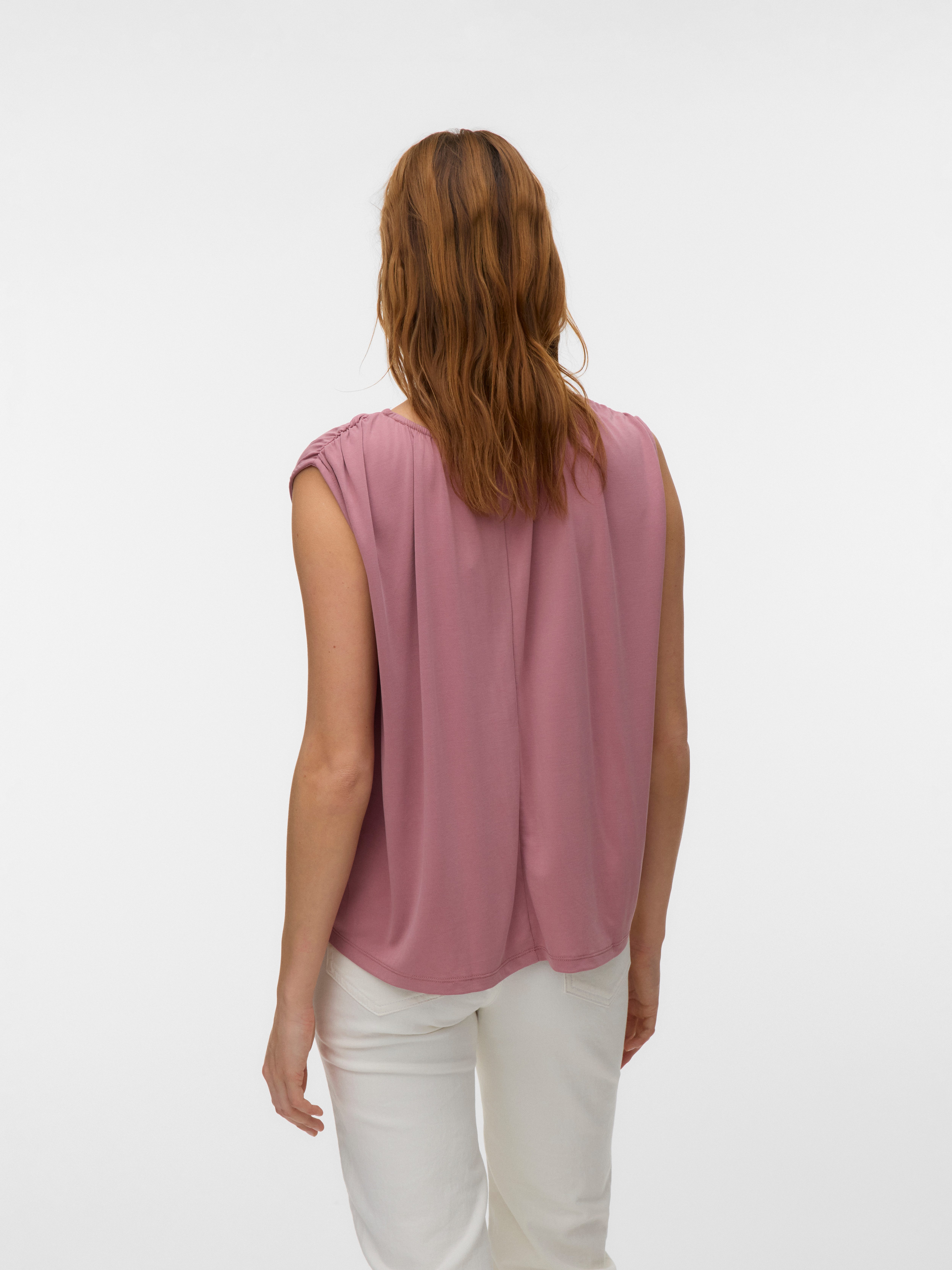 Vero Moda Shirttop VMFILLI SL TOP JRS NOOS Materialmix