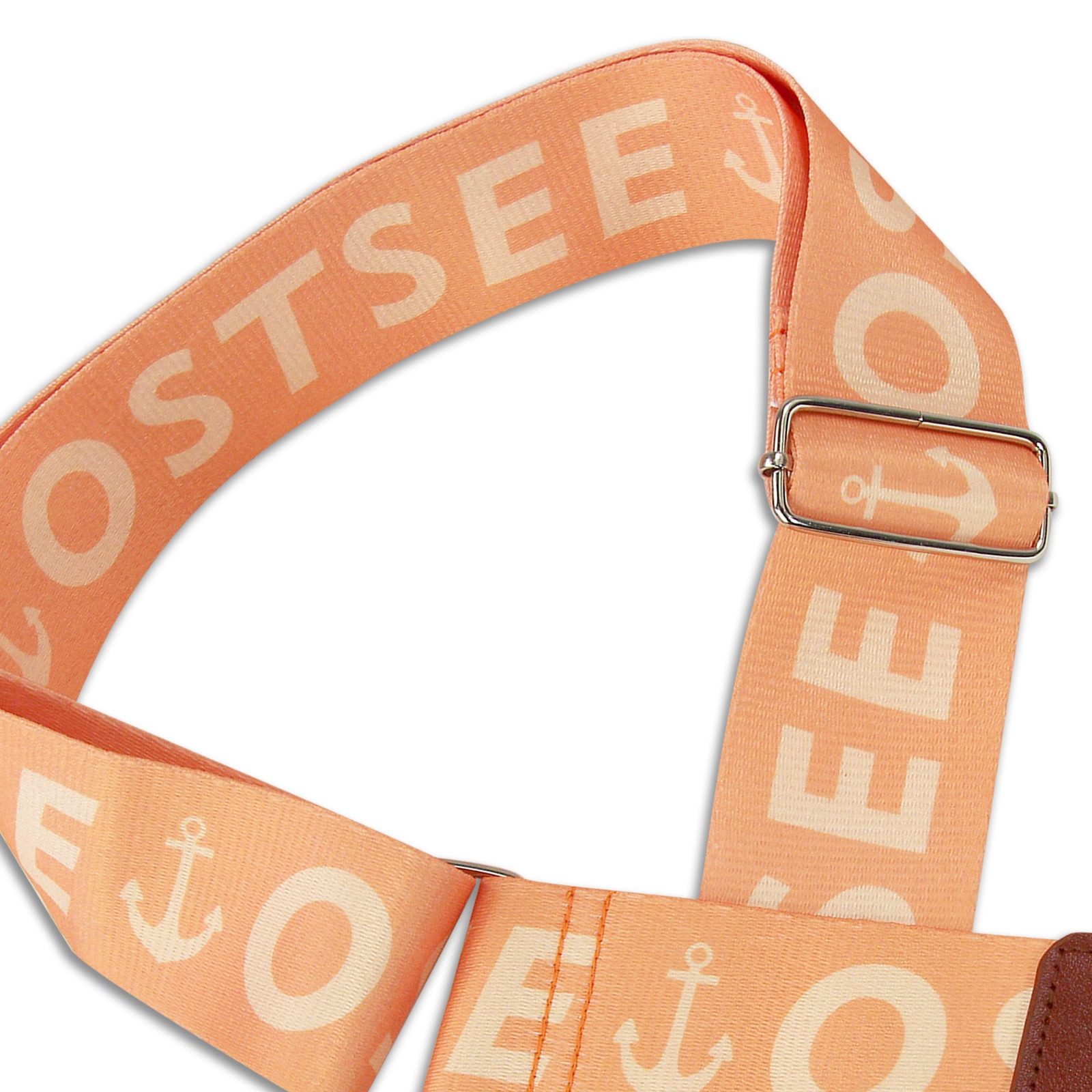 Robin Ruth Tragegurt Robin Ruth Boho-Gurt Polyester Leder, Damen, Jugend Tragegurt, Polyester 600D orange, creme