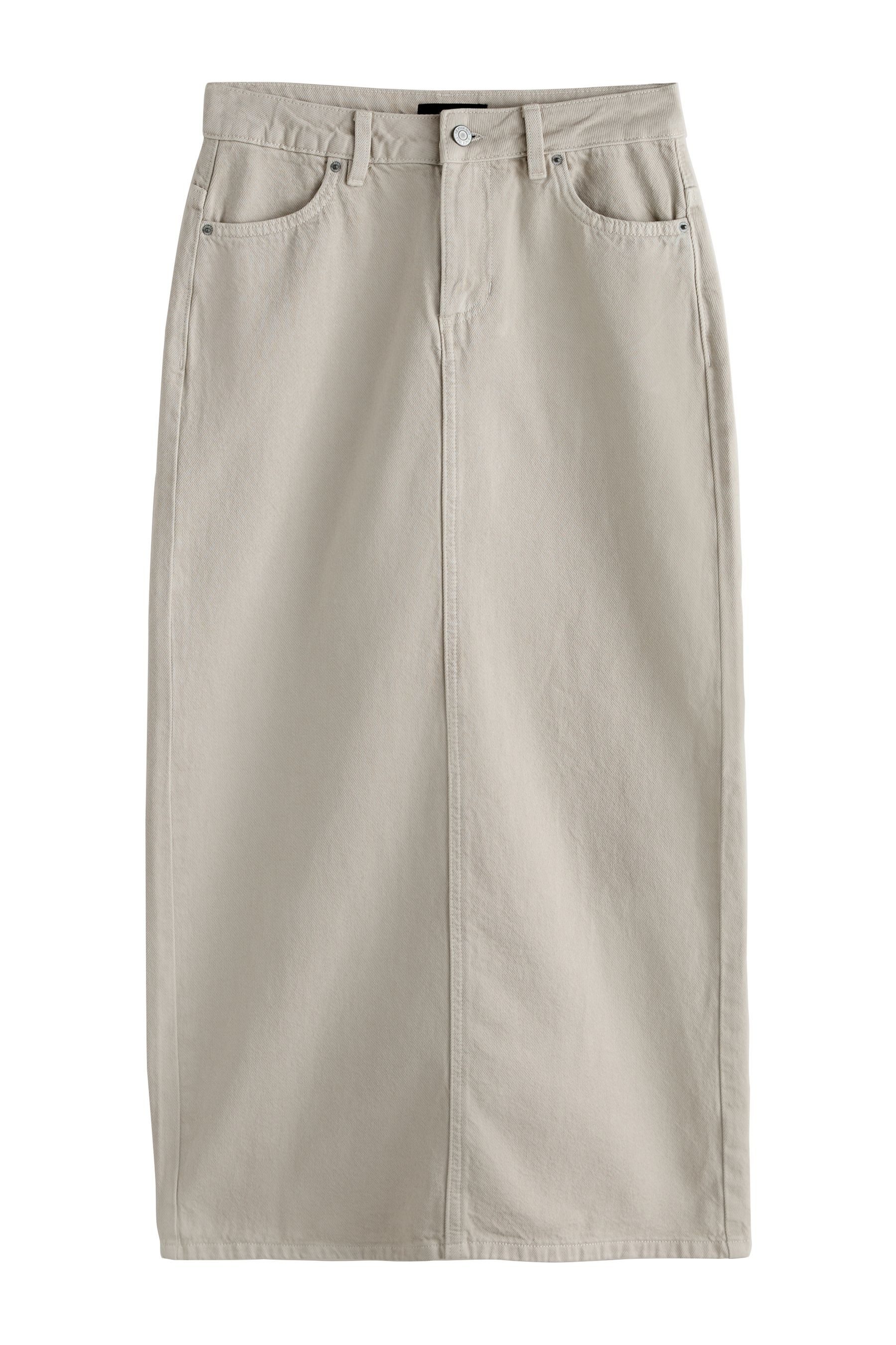 Next Maxirock Gestufter Denim-Maxirock (1-tlg)