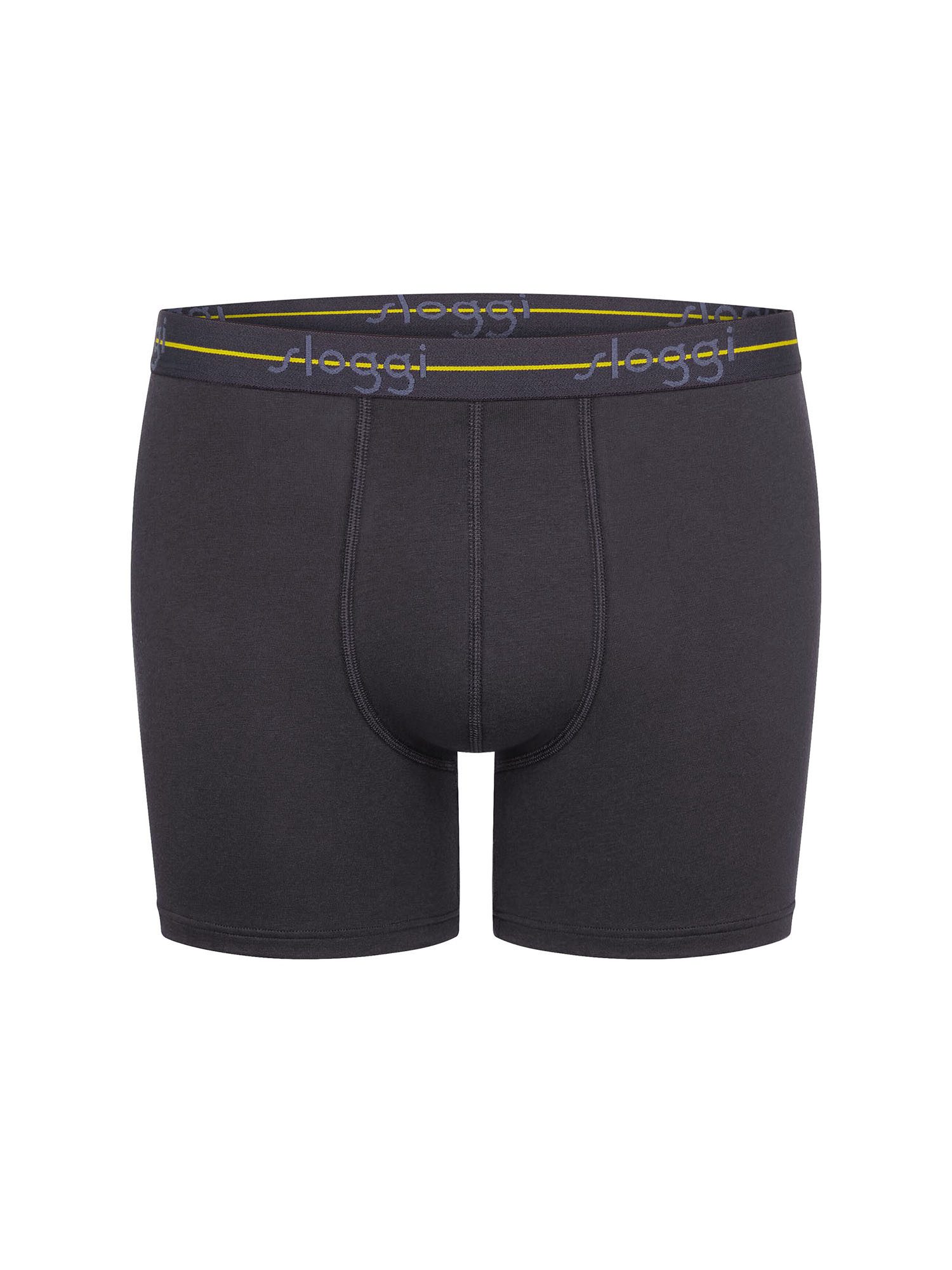 sloggi Langer Boxer Blue Start (2-St) Long Boxer Shorts, Langer Boxer Brief, Retro Boxer lang
