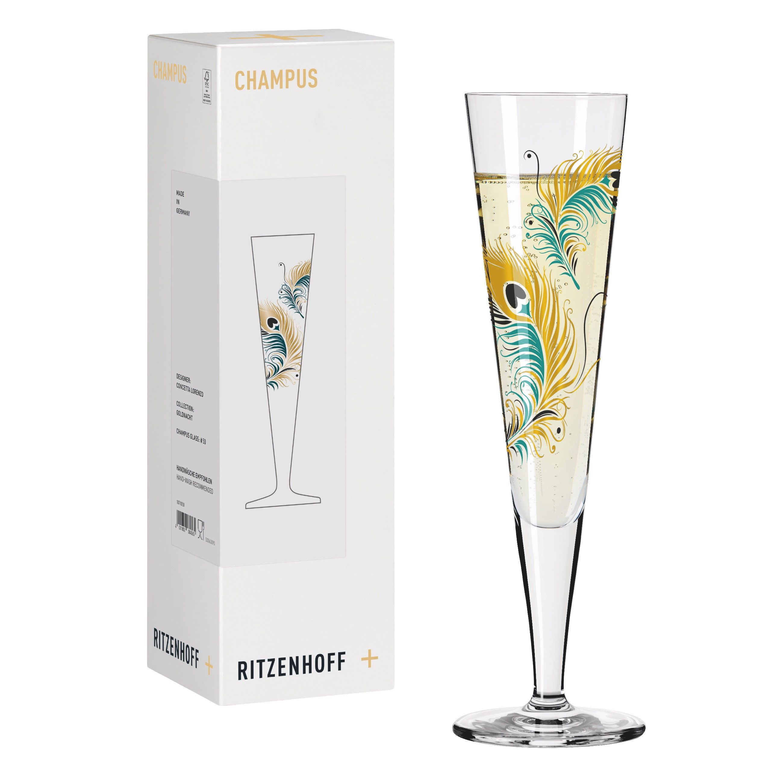 Ritzenhoff Champagnerglas Goldnacht