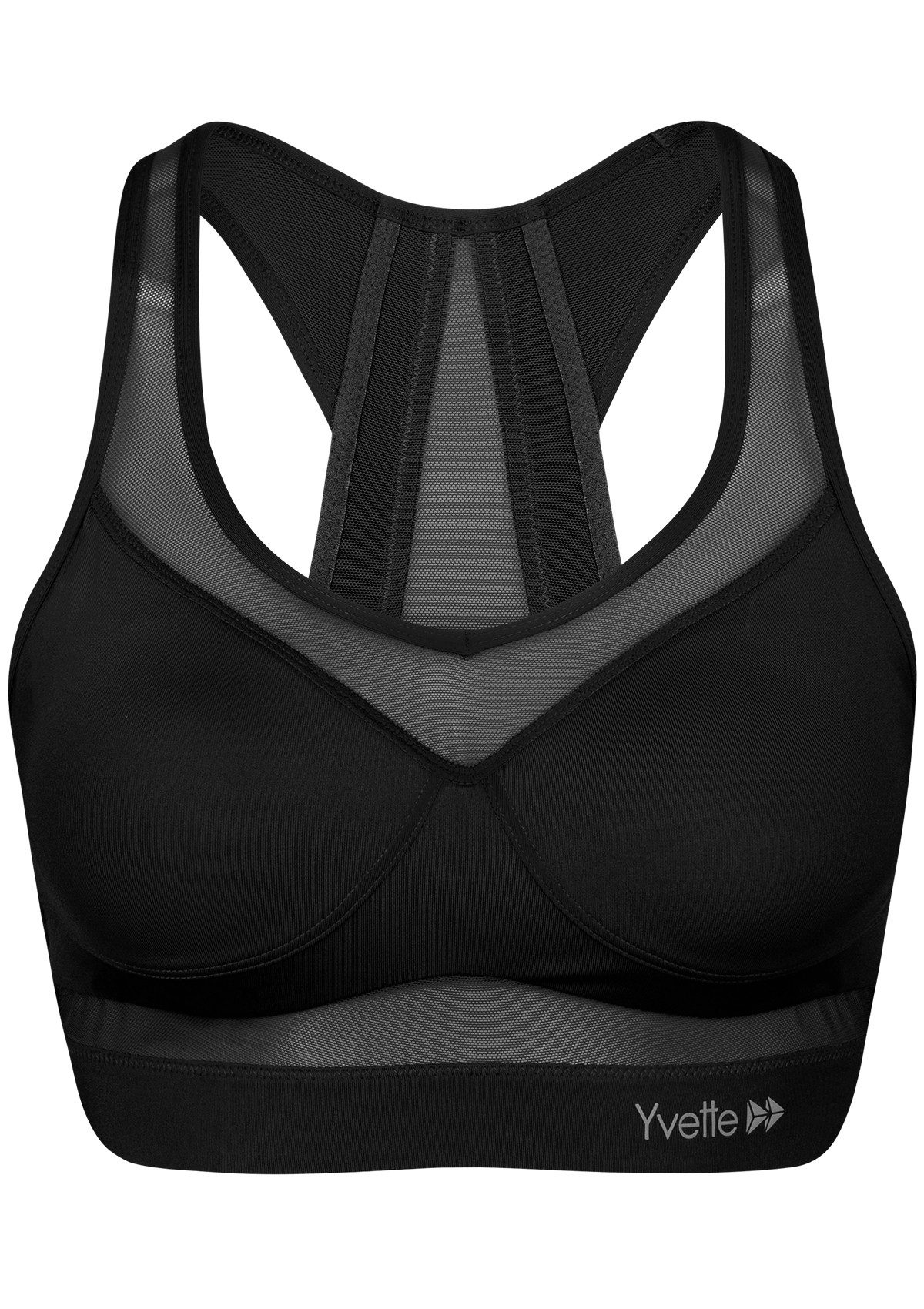 Yvette Sport-BH Starker halt, Mesh Ringerrücken, günstig online kaufen