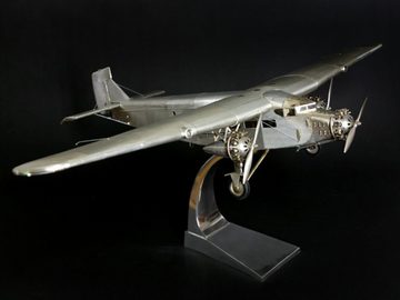 Brillibrum Modellflugzeug Modellflugzeug Ford Trimotor + Ständer Detailgetreu Metall Flugzeug