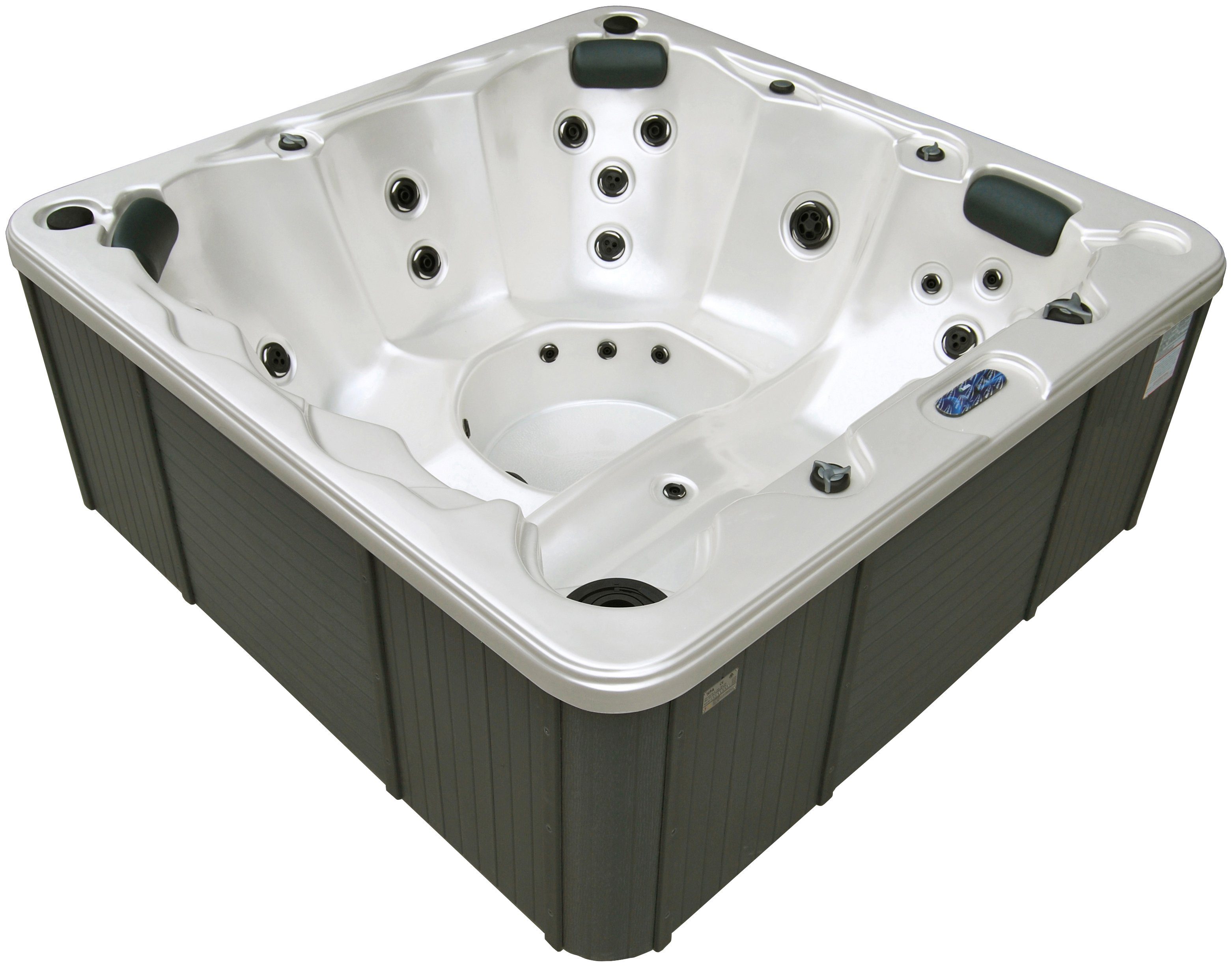 American Spa Whirlpool »Kansas«, 5-tlg., BxLxH: 199x199x78 cm