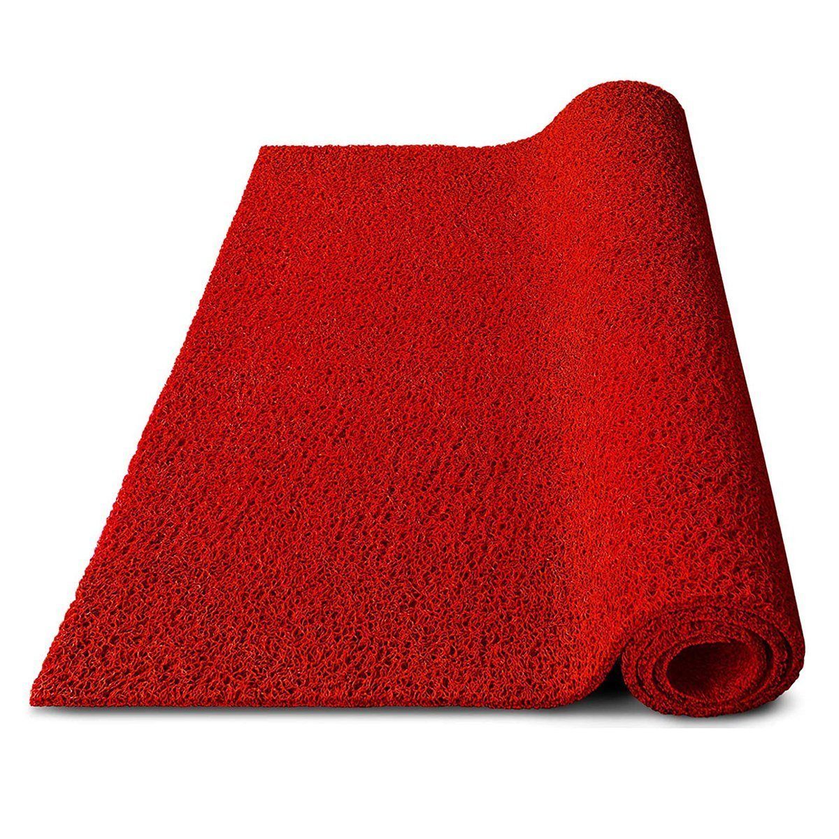 Fußmatte Schlingenmatte, Erhältlich in vielen Farben & Größen, Sauberlaufmatte, etm, rechteckig, Höhe: 16 mm Rot