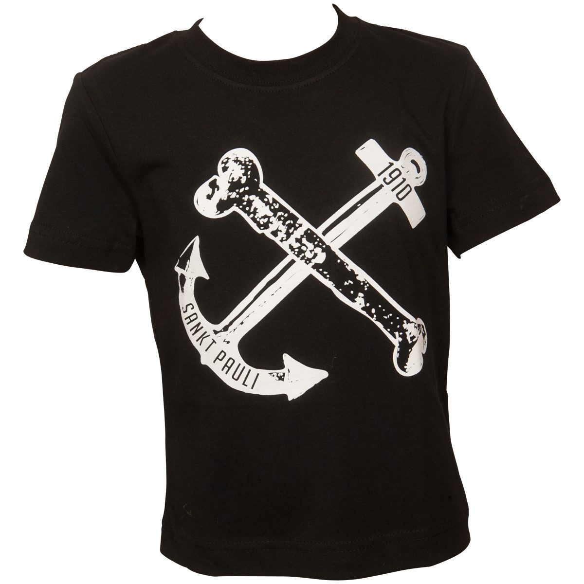 FC St. Pauli Print-Shirt FC St. Pauli - Kinder T-Shirt Anker - schwarz