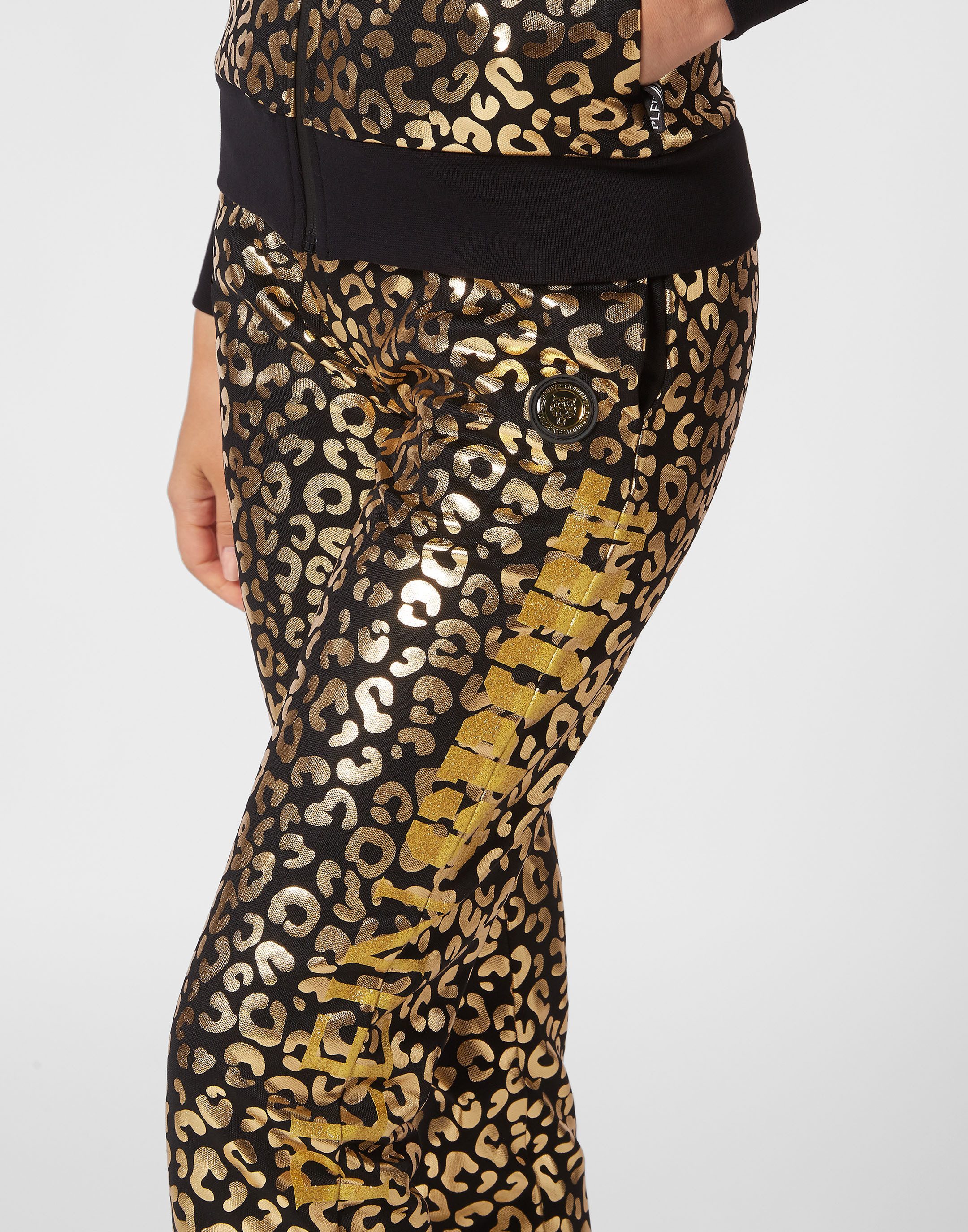 PLEIN SPORT Sportanzug Leopard