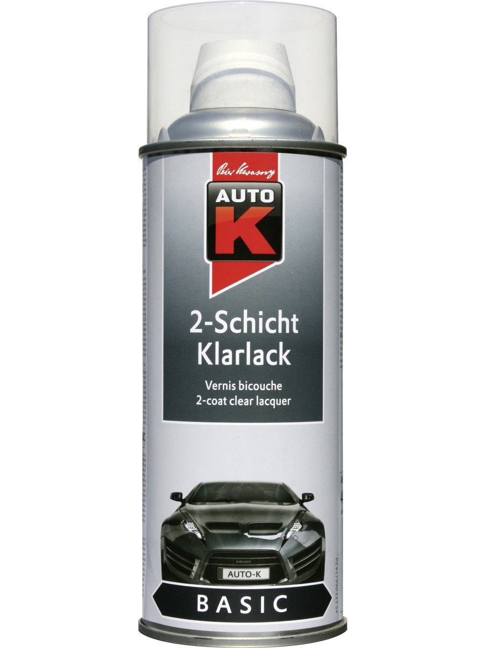 AutoK Sprühlack AutoK 2Schicht Klarlack Basic glänzend 400ml