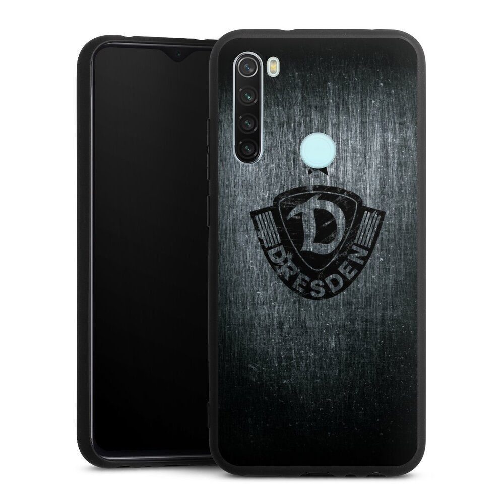 DeinDesign Handyhülle SG Dynamo Dresden Offizielles Lizenzprodukt Vintage, Xiaomi Redmi Note 8 Silikon Hülle Premium Case Handy Schutzhülle