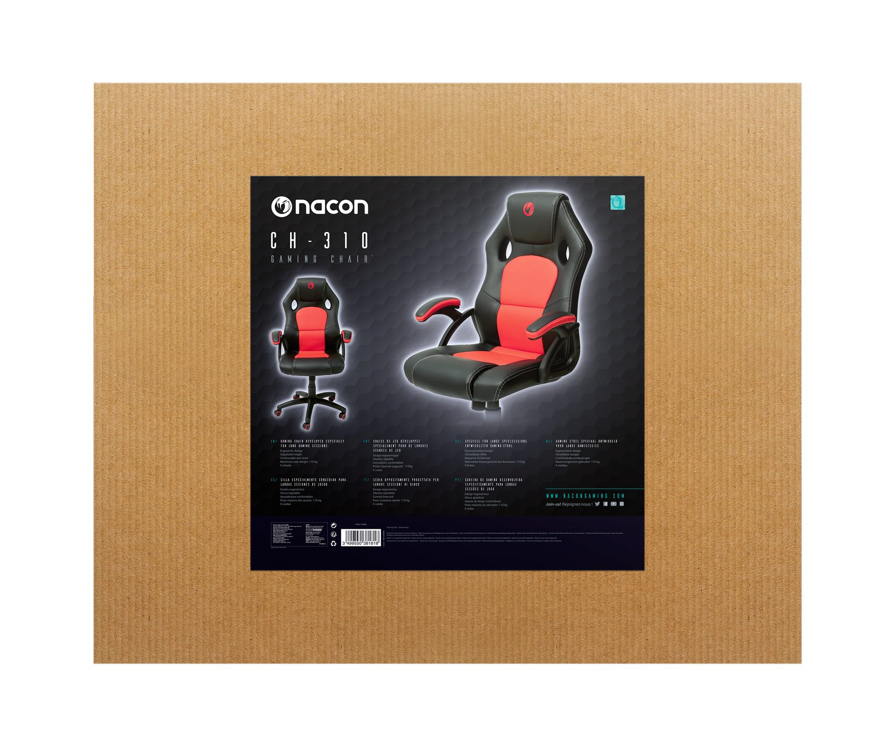nacon Gaming Chair NACON Gaming Chair CH-310 [red]