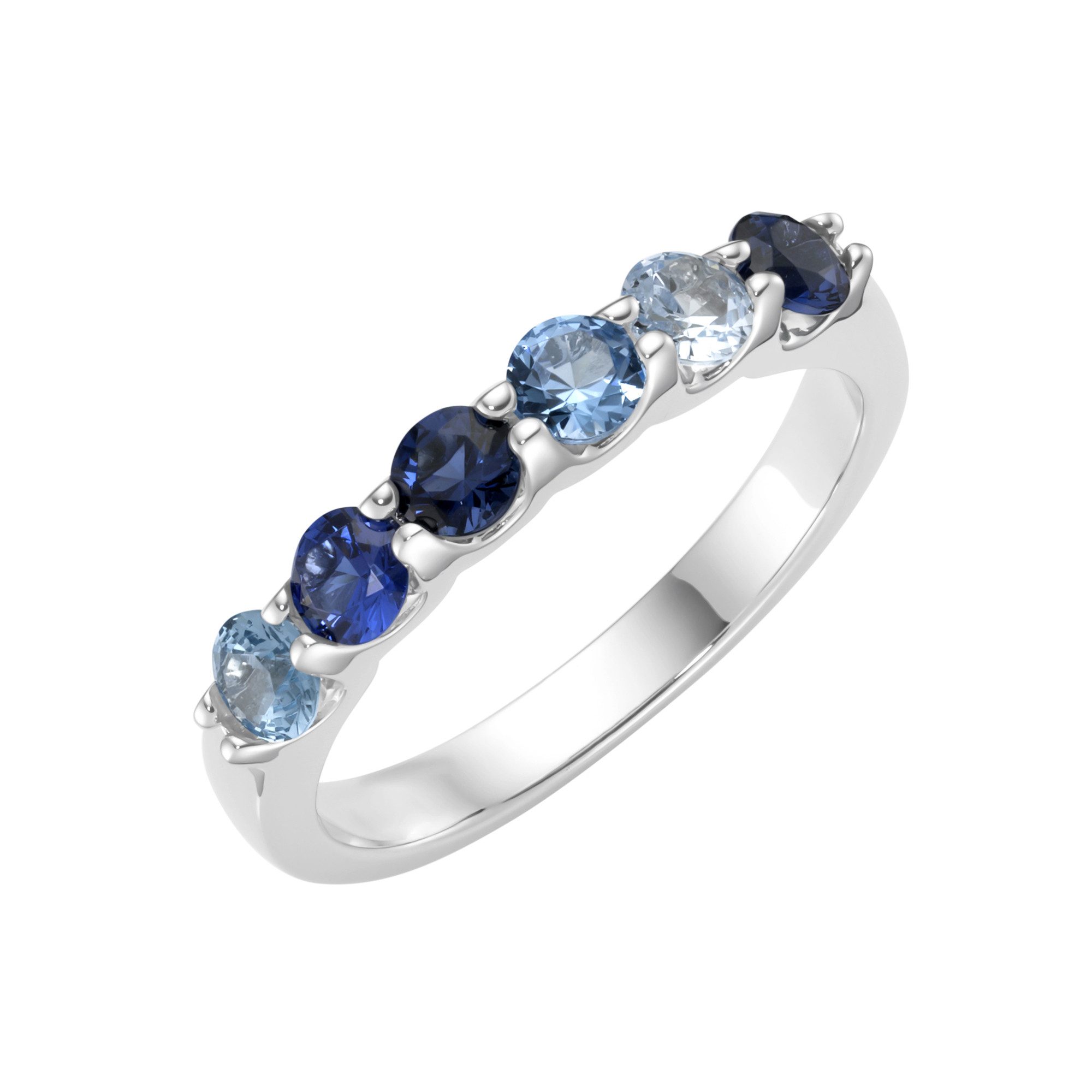 GIORGIO MARTELLO MILANO Silberring mit Spinellen und Kristallsteinen, Silber 925