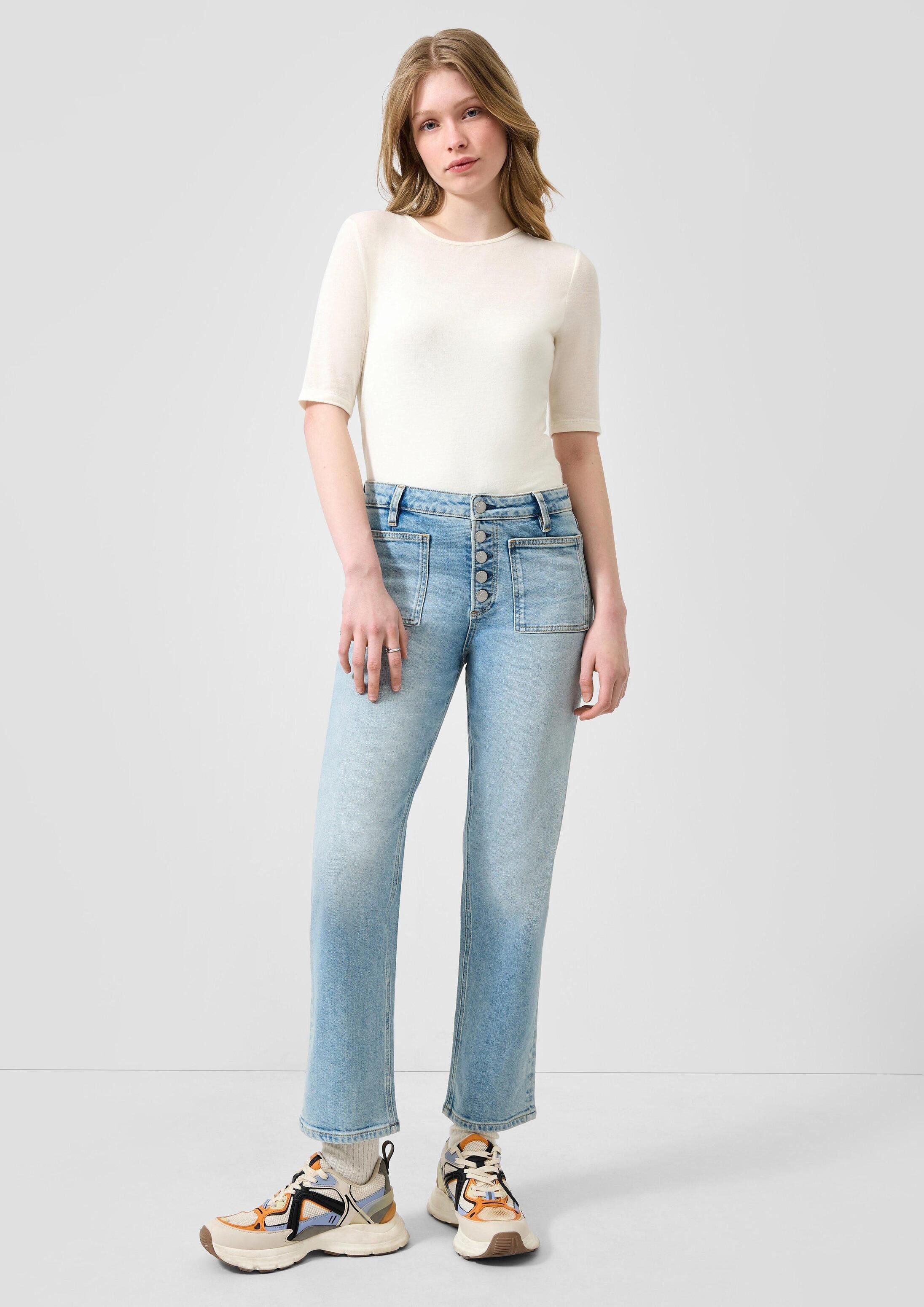 QS Regular-fit-Jeans Jeans-Hose CATIE Ankle-Jeans Catie / High Rise / Slim Fit