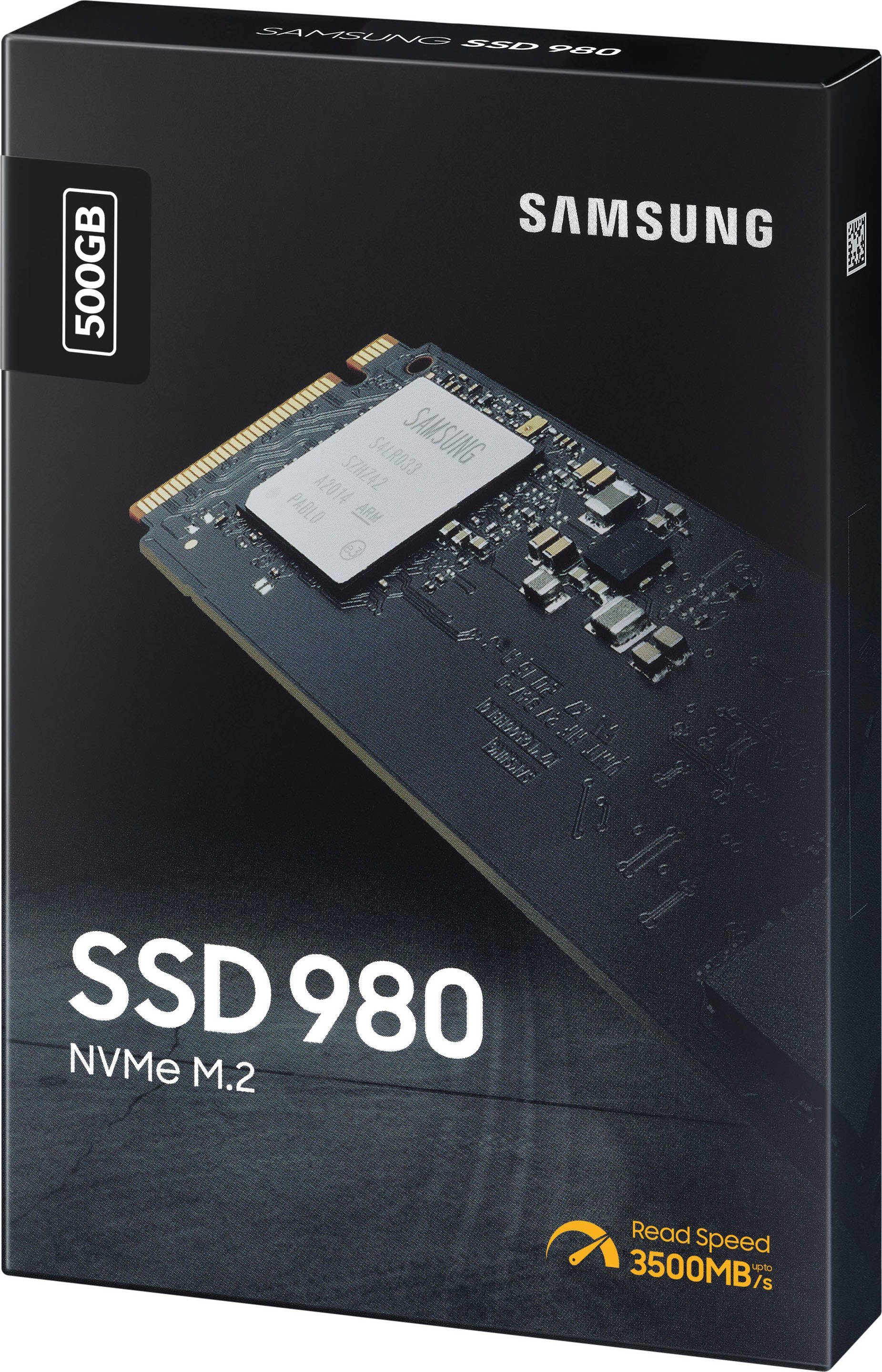 Samsung SSD 980 interne GB) MB/S Schreibgeschwindigkeit, 2600 3100 NVMe (500 SSD MB/S Lesegeschwindigkeit