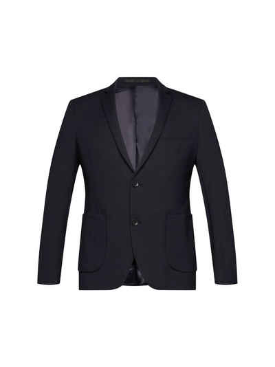 Esprit Collection Anzugsakko Einreihiger Piqué-Jersey-Blazer