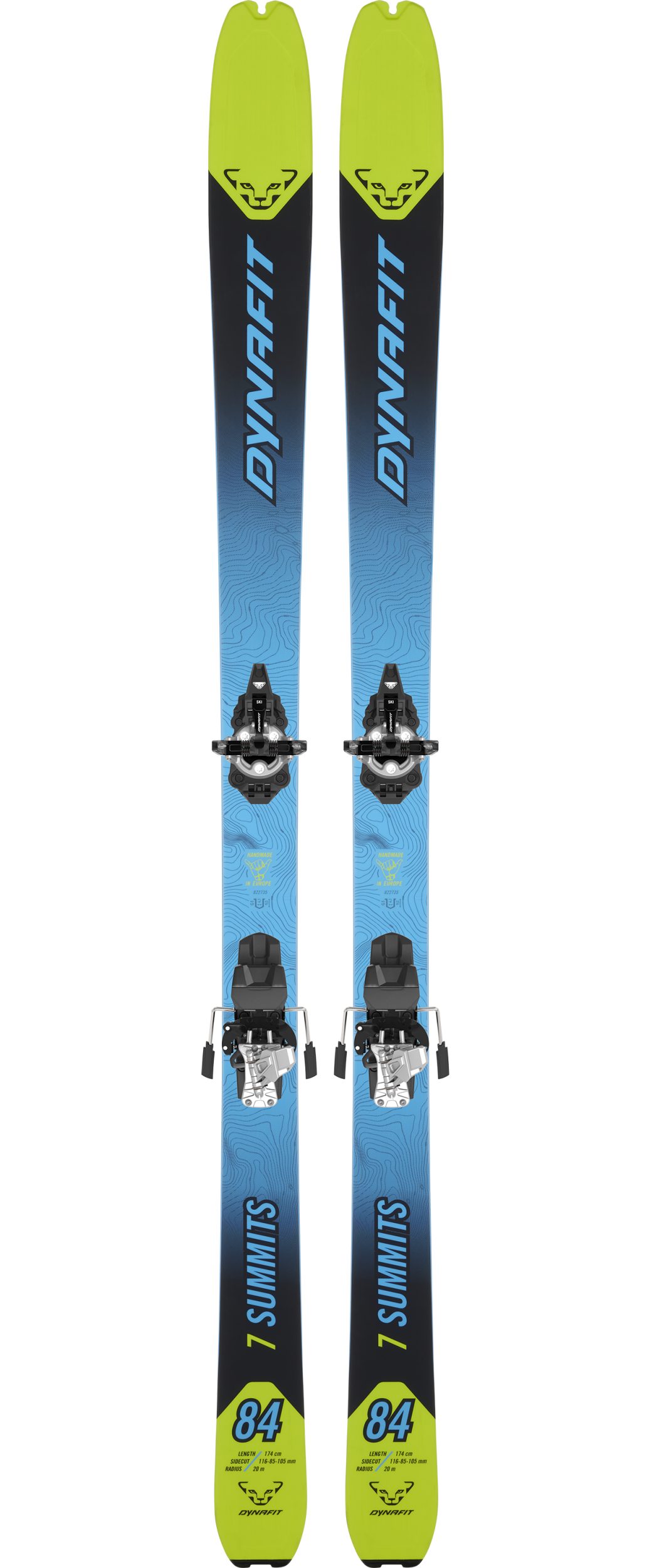 Dynafit Tourenski Seven Summits Ski LIME YELLOW/BLACK