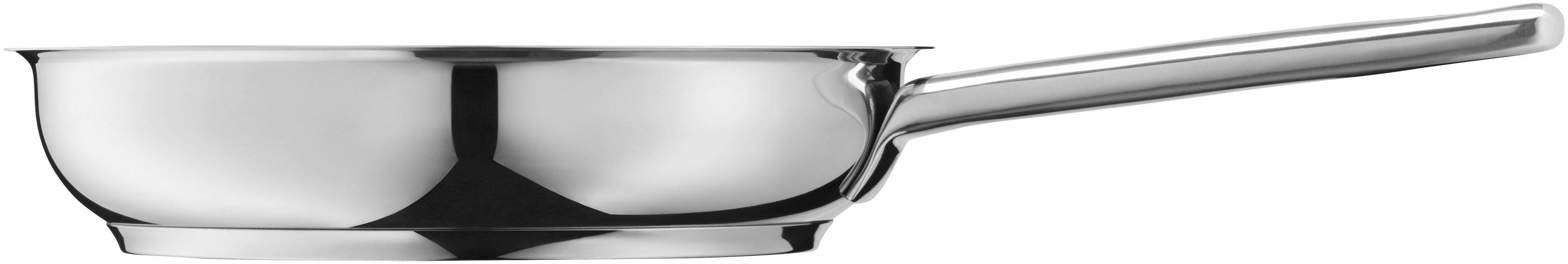 WMF Bratpfanne Compact Cuisine, Edelstahlpfanne Induktion, Cromargan® Edelstahl Rostfrei 18/10, spülmaschinengeeignet, TransTherm-Boden, für alle Herdarten geeignet