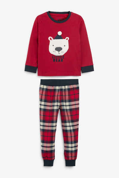 Weihnachten Nikolaus Pyjamas Set Nachtwäsche Erwachsene Kinder Schlafanzug Xmas
