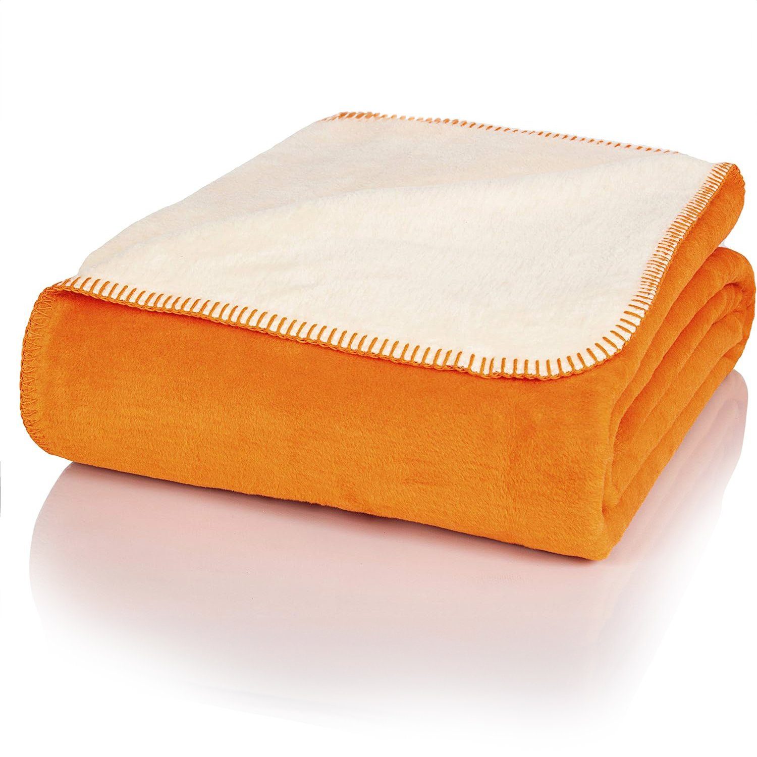 Wolldecke J2BO Kuscheldecke Baumwolle, Blume des günstig online kaufen
