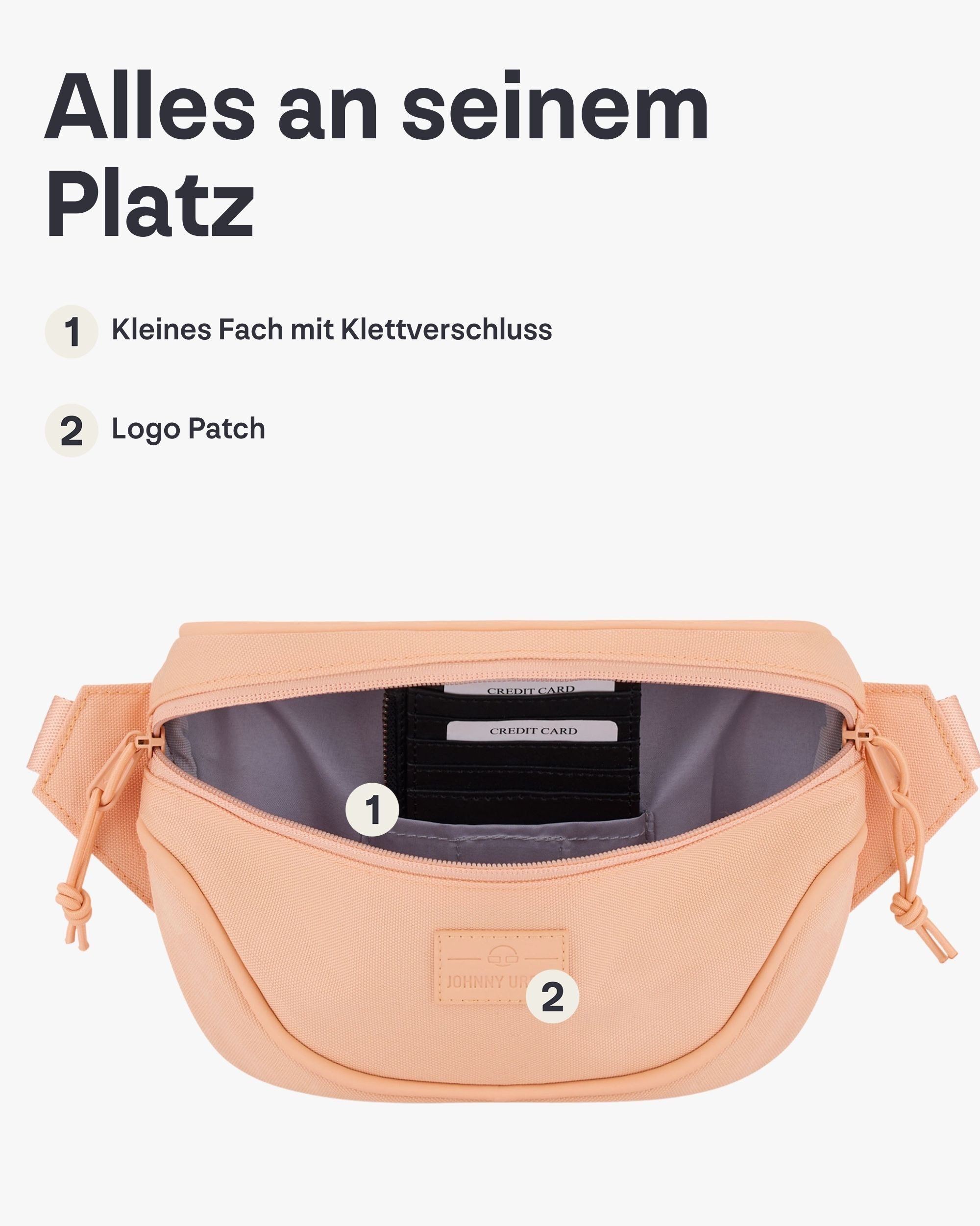 Johnny Urban Gürteltasche Ben Bauchtasche Damen Herren Wasserabweisend (1-tlg), Größenverstellbar, Wasserabweisend