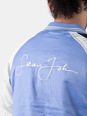 Sean John Collegejacke Sean John Monogram Logo Satin Souvenir Jacket