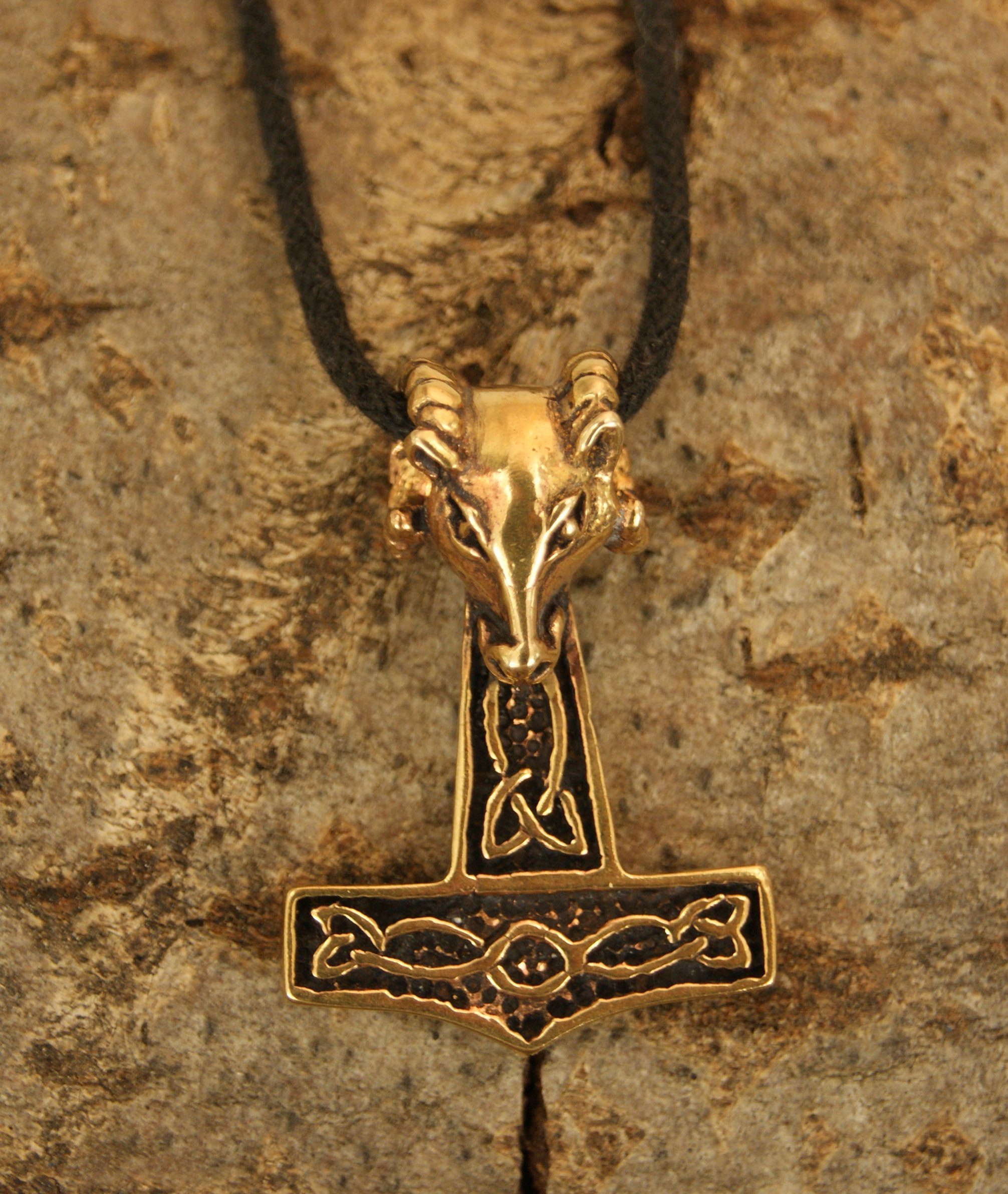 Kiss of Leather Kettenanhänger Thorshammer Bronze günstig online kaufen