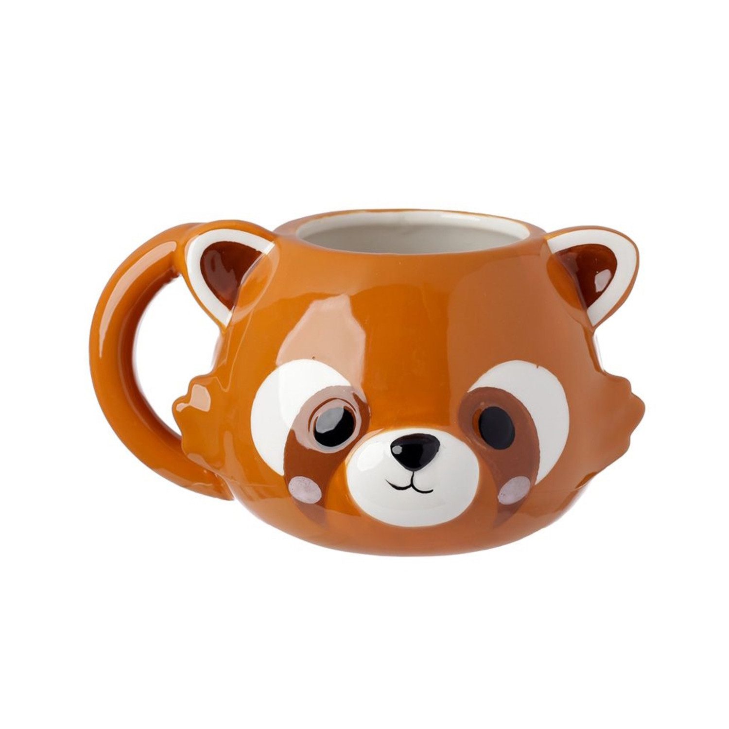Puckator Tasse Kindertasse Roter Panda Kaffeebecher Tasse aus Keramik
