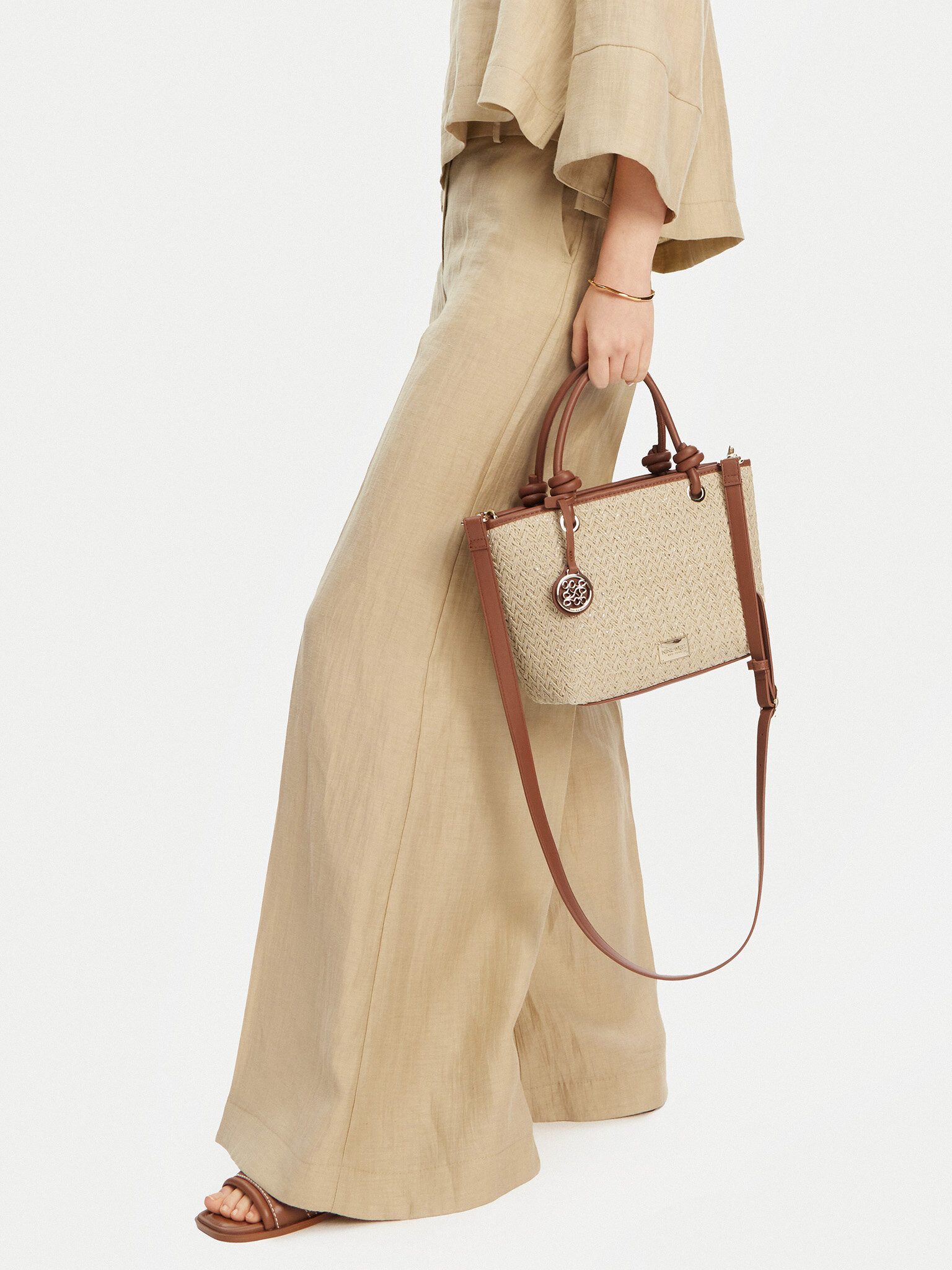 Nine West Handtasche Nine West Damenhandtasche Beige NINE WEST-CEO-ZENA-GLAR3 Beige Camel