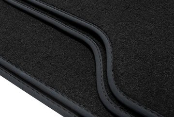 teileplus24 Auto-Fußmatten BV592 Velours Fußmatten Set kompatibel mit Cupra Formentor 2020-