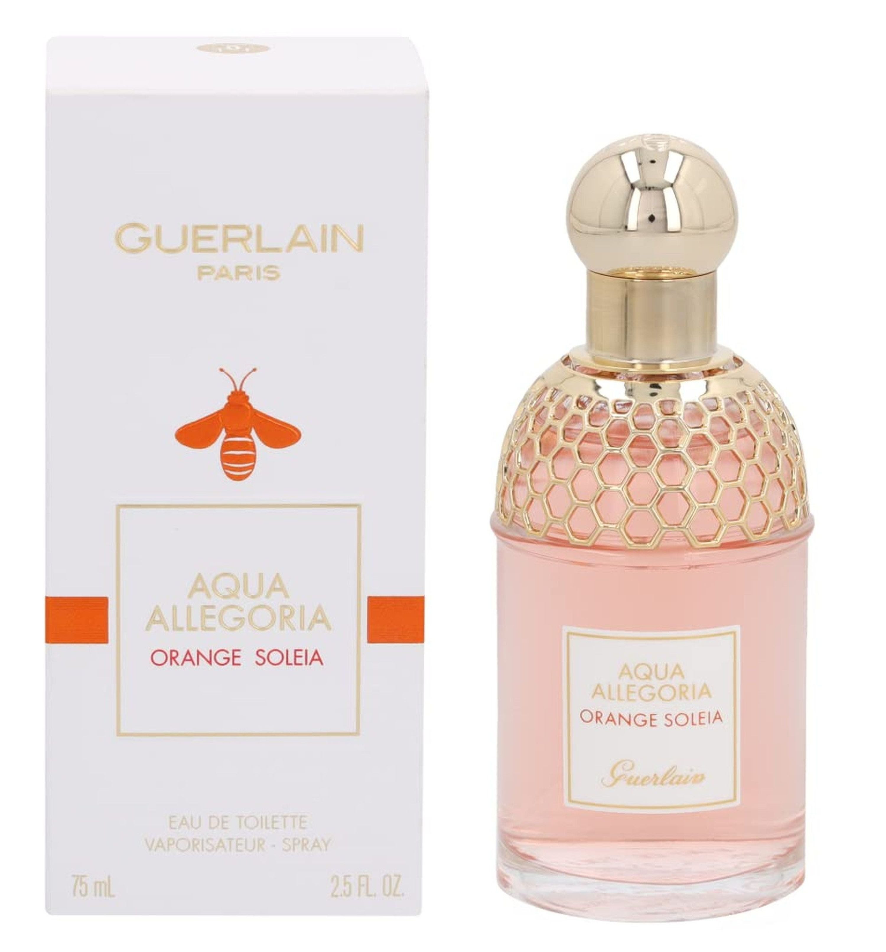 GUERLAIN Eau de Toilette Aqua Allegoria Orange Soleia EDT Damen Herren Spray, Frisch-zitrischer Duft mit Blutorange, Bergamotte und Tonkabohne