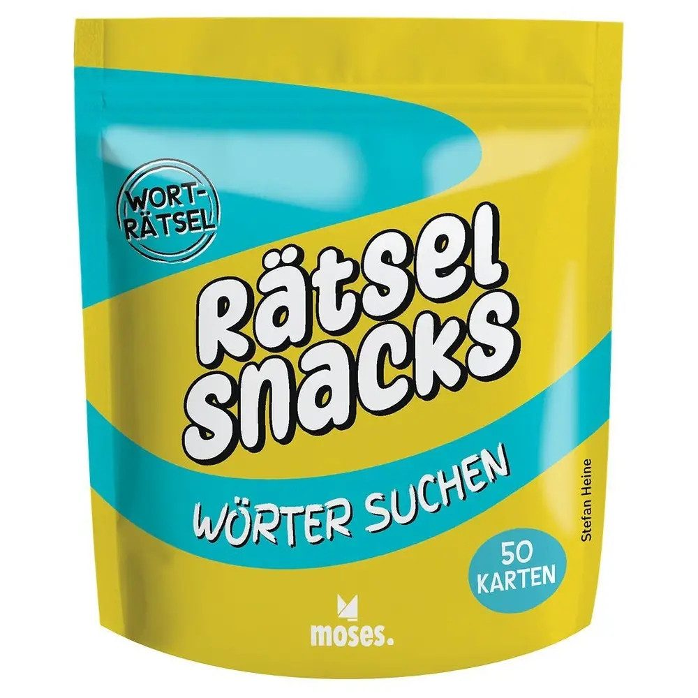 Moses. Verlag Spiel Rätsel Snacks Wörter suchen