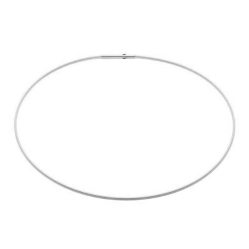 SKIELKA DESIGNSCHMUCK Halsreif Goldschmiedearbeit hochwertige Deutschland Elastic - 925), aus (Sterling Omegareif Spitzenqualität in Silber