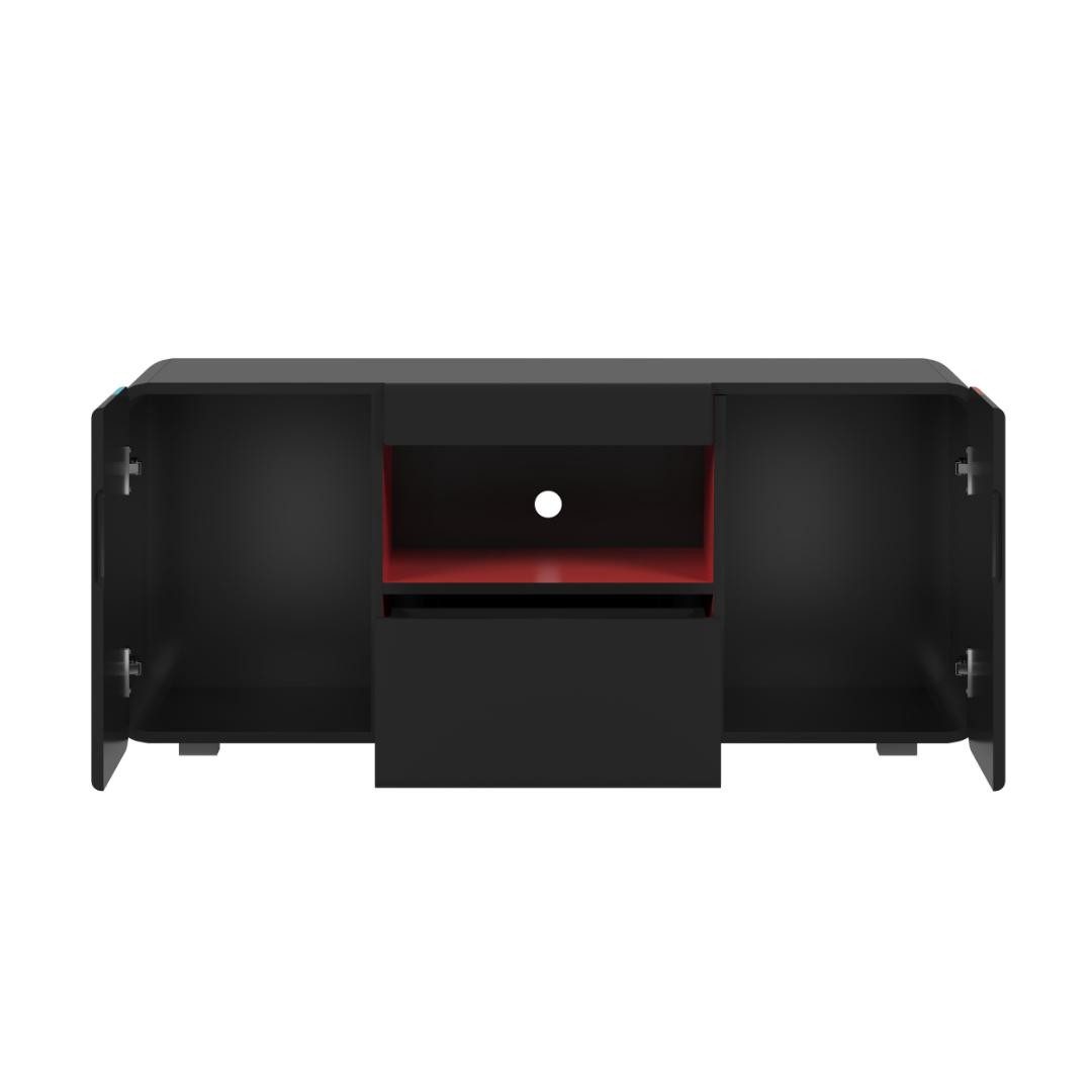 trendteam TV-Bank LevelUp TV Tisch 2 Türen, 1 Schublade, 1 Regal sch