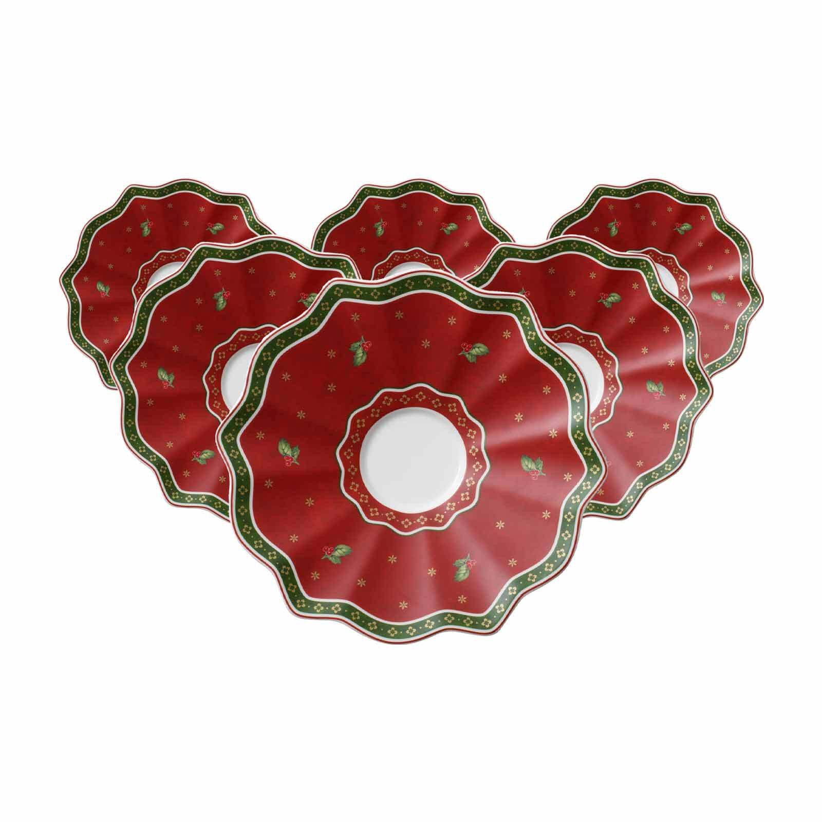 Villeroy & Boch Untertasse Toy's Delight Kaffee-/Teeuntertassen ø 16,5 cm, (6 St)