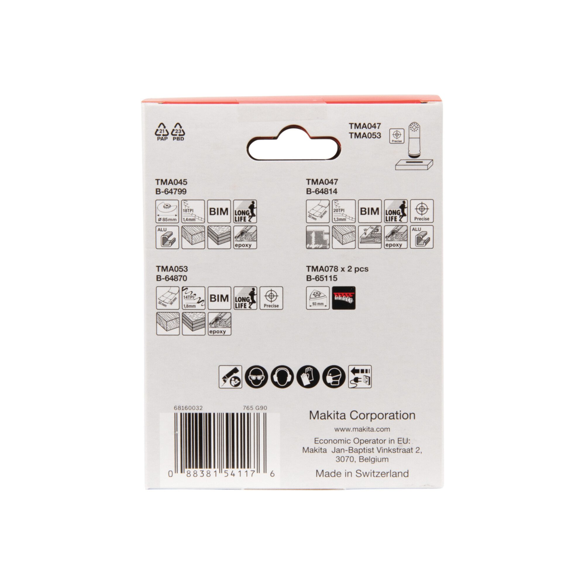 Makita Zubehör-Set Makita Schreinerset 5-teilig